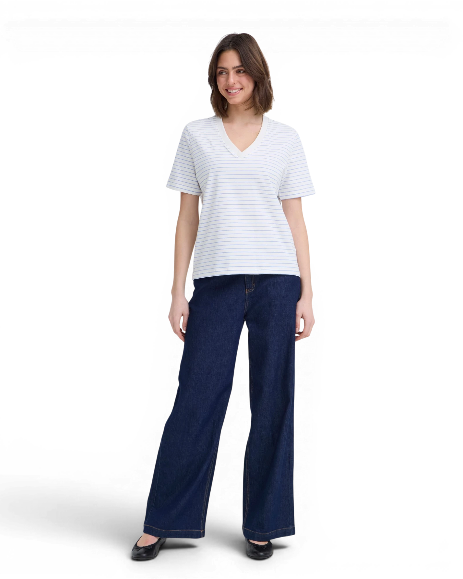 FRFEBA T-Shirt - Hydrangea Stripe