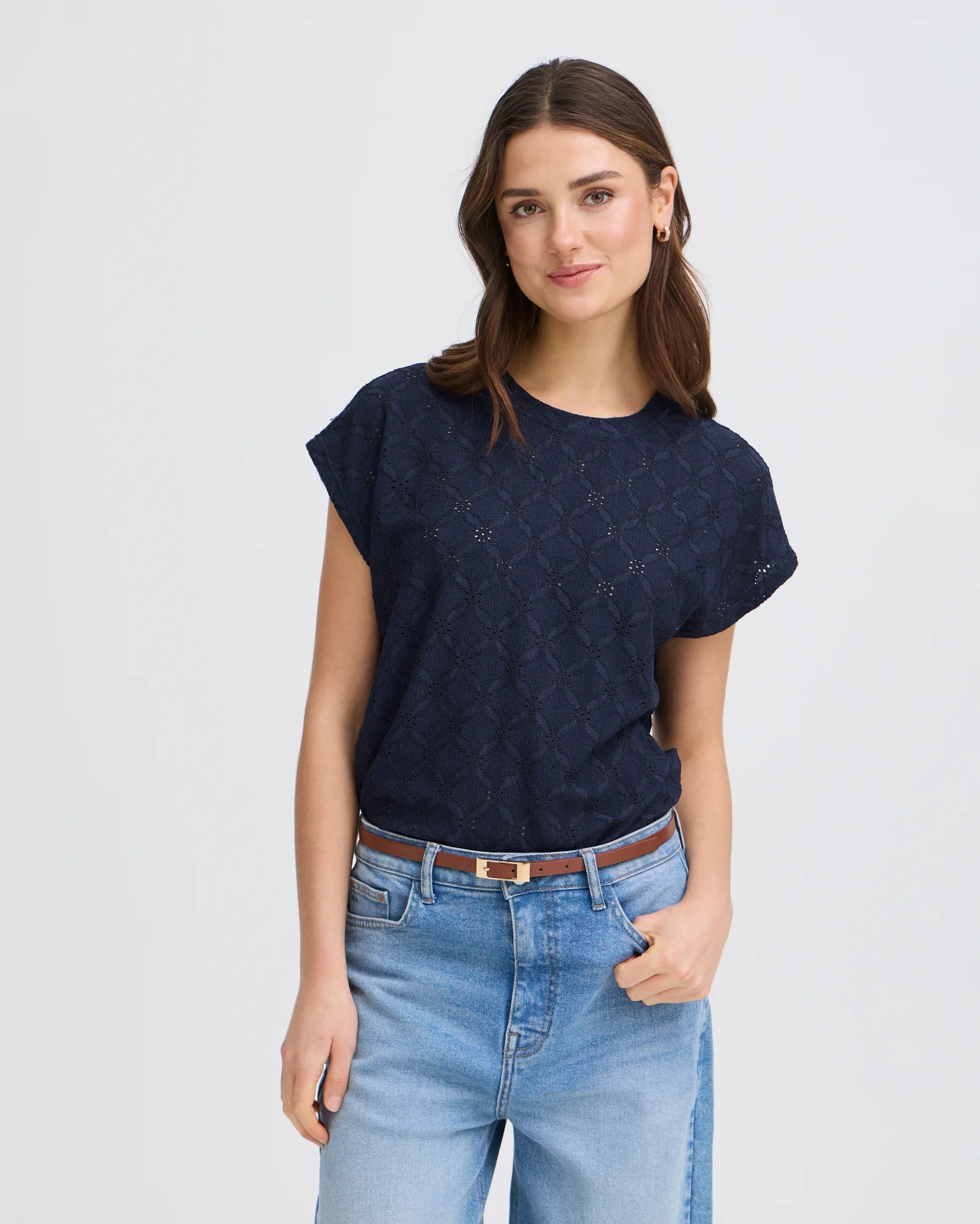 FRIMIRA Blouse - Navy Blazer