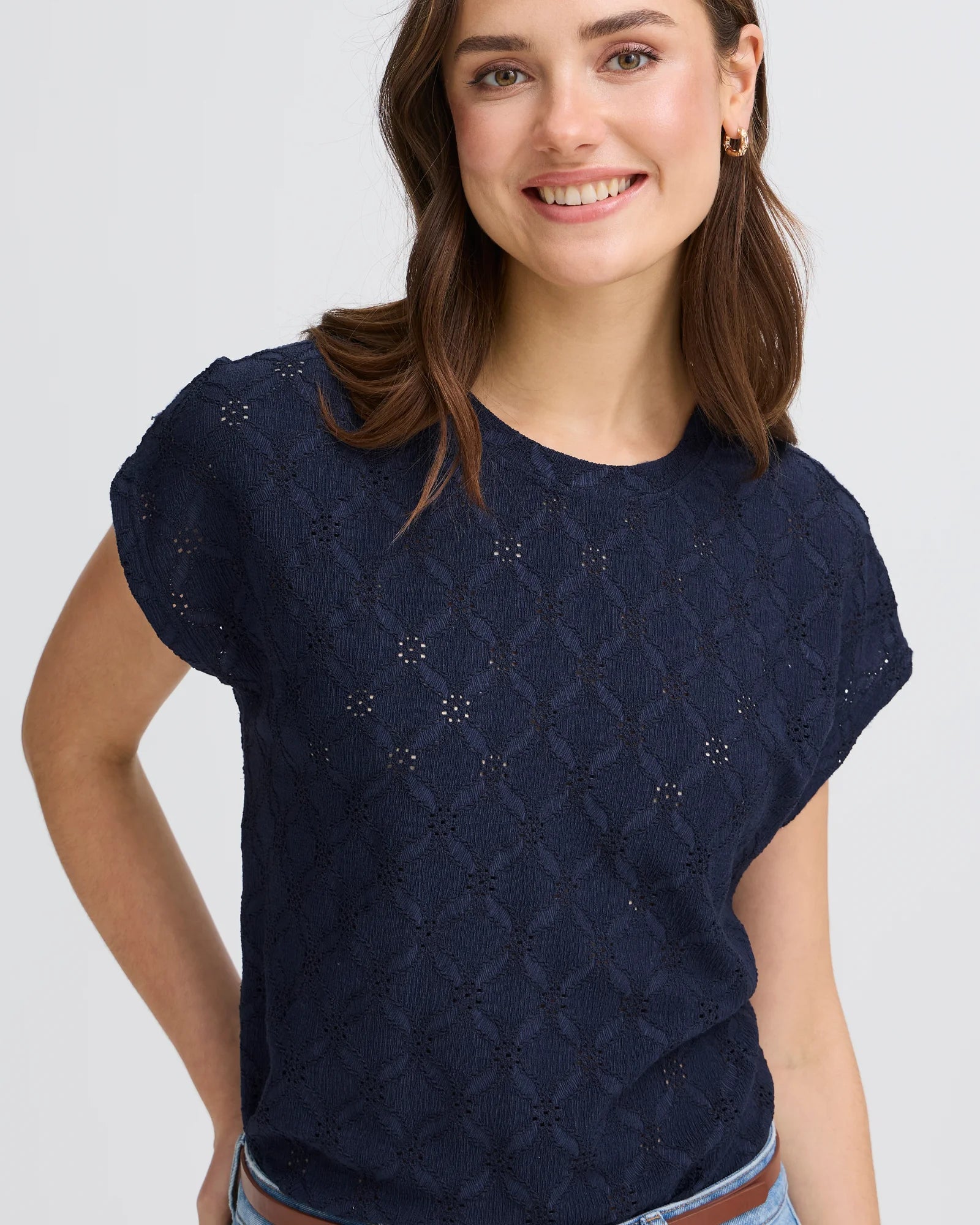 FRIMIRA Blouse - Navy Blazer