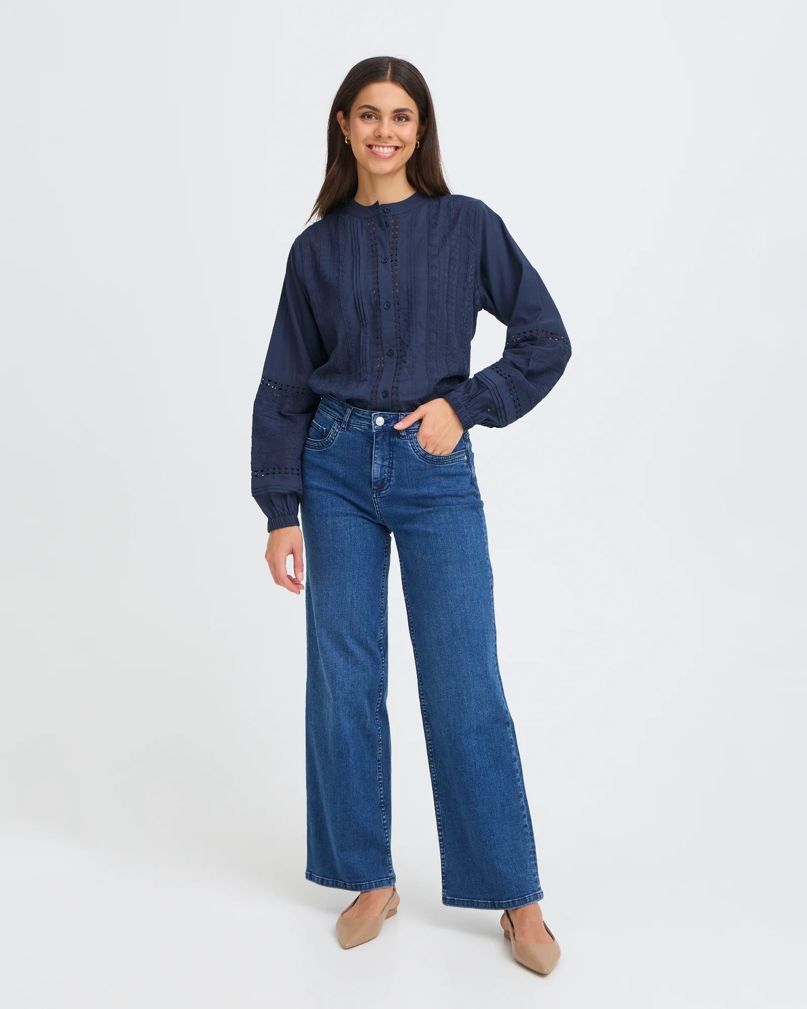 FRJIKE Shirt - Navy Blazer