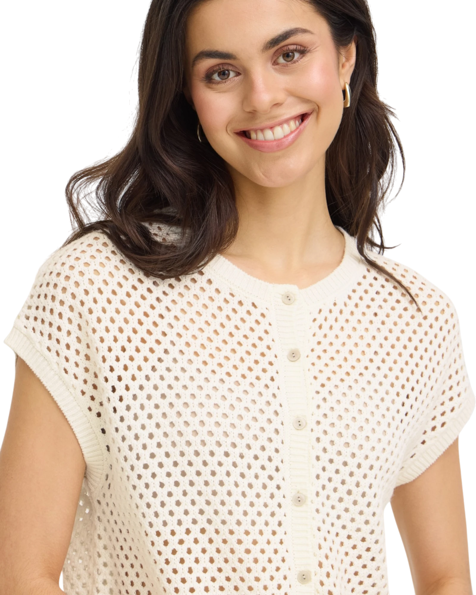 FRJOSA Cardigan - Whisper White