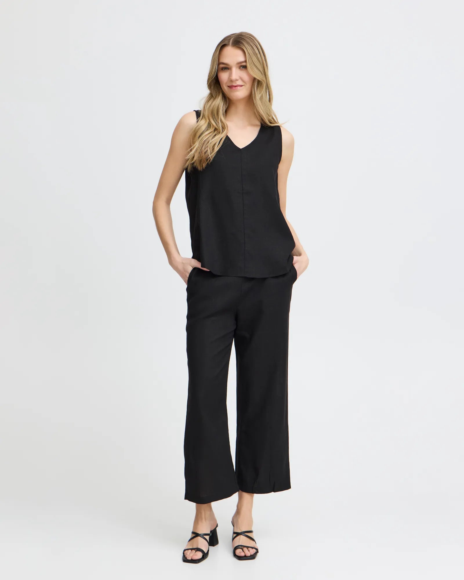 FRJUNA Trousers - Black