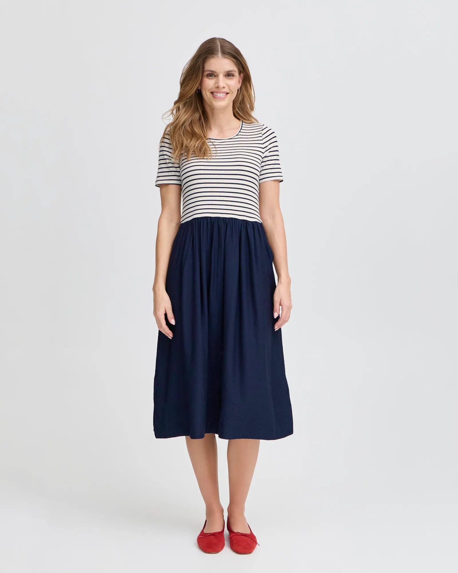 FRJUNDY Dress - Navy Blazer Mix