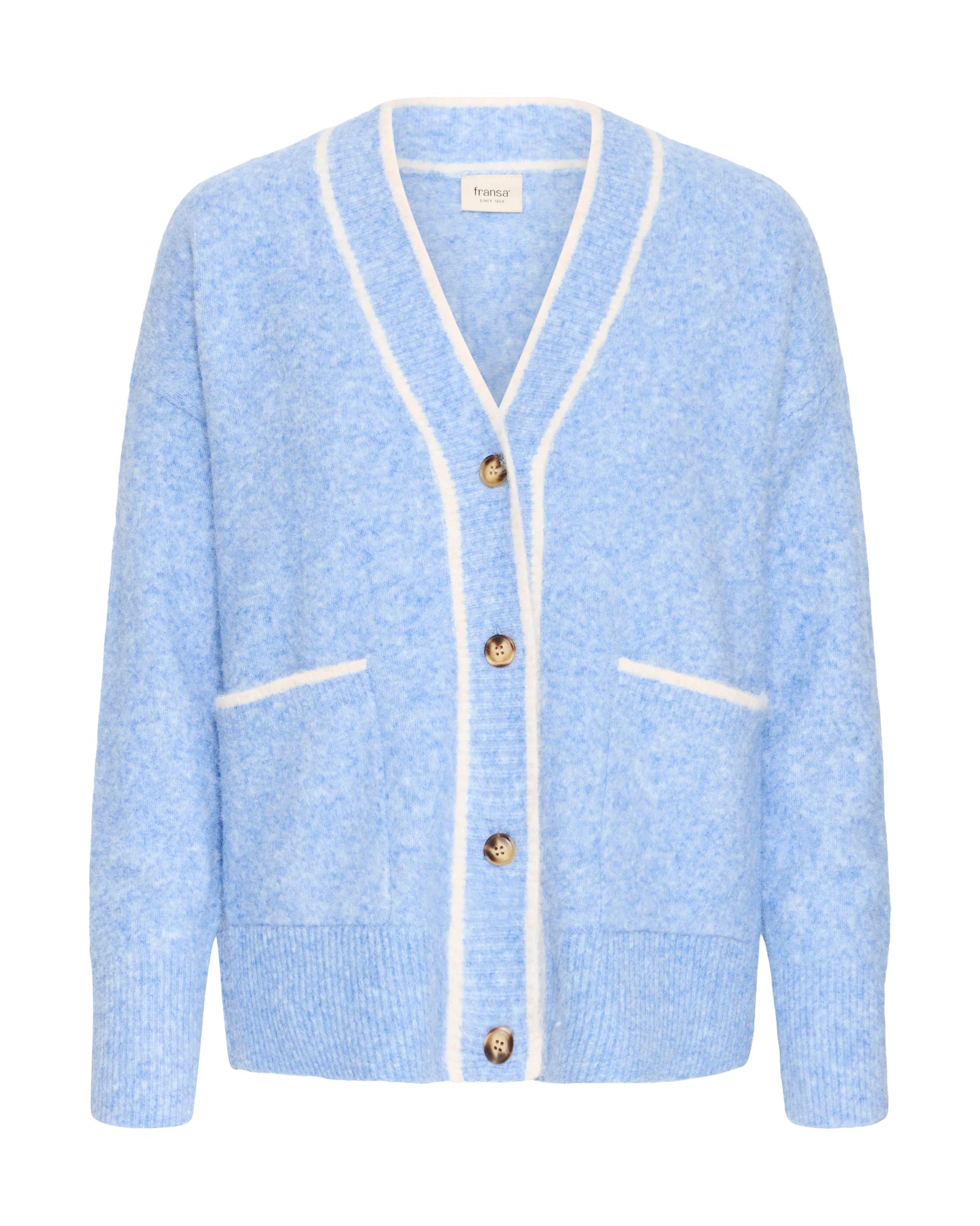 FRKENDRA Cardigan - Blue Stripe
