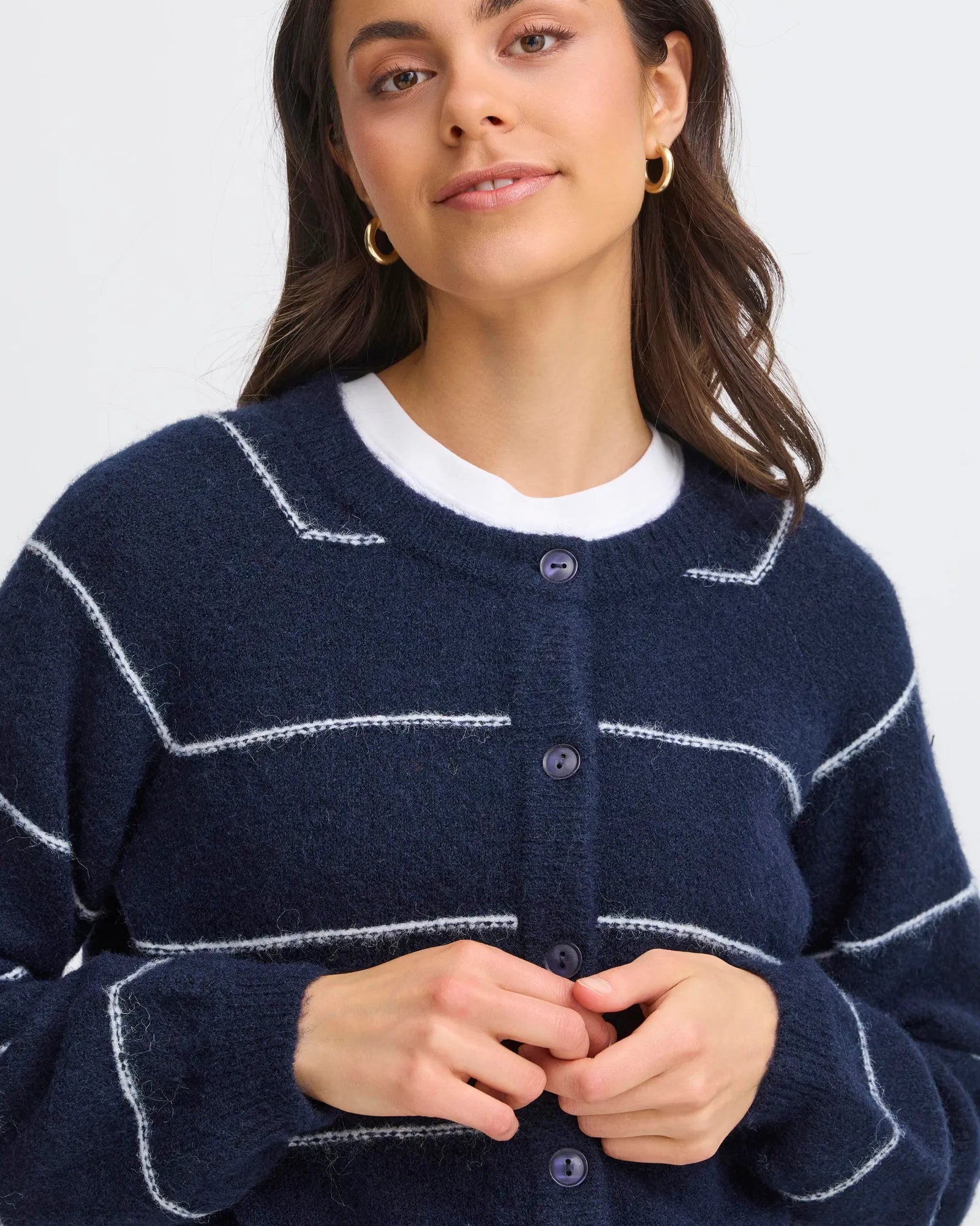 FRKENDRA Cardigan - Night Sky Mix