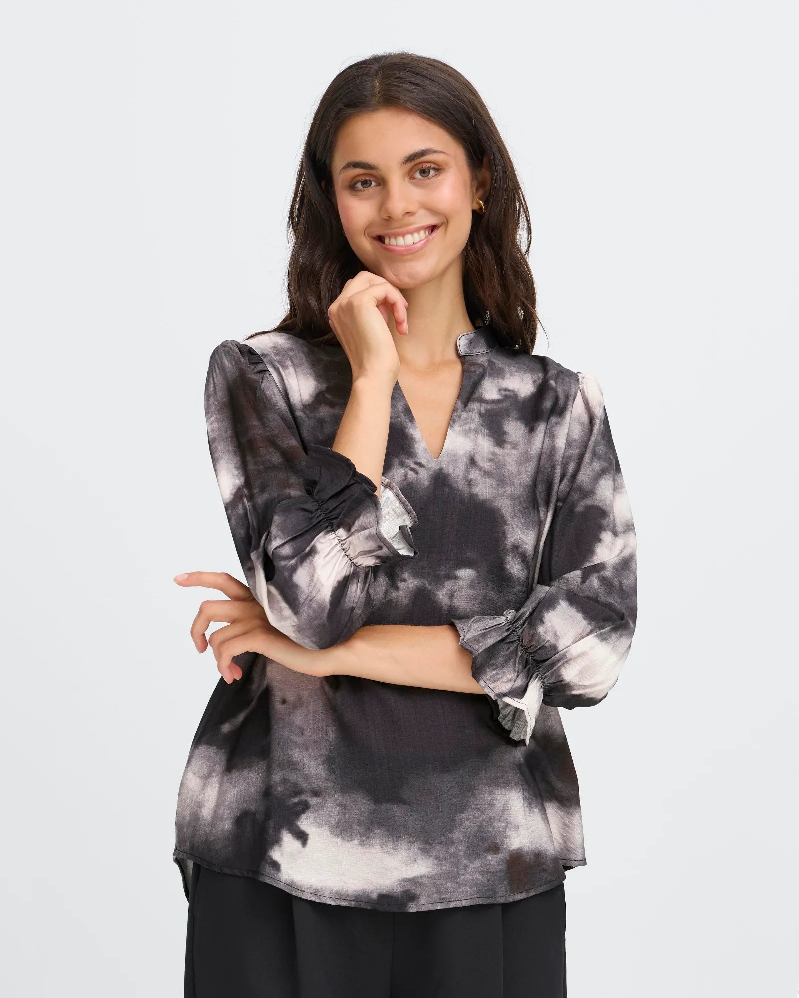 FRLAINEY Blouse - Pumice Stone