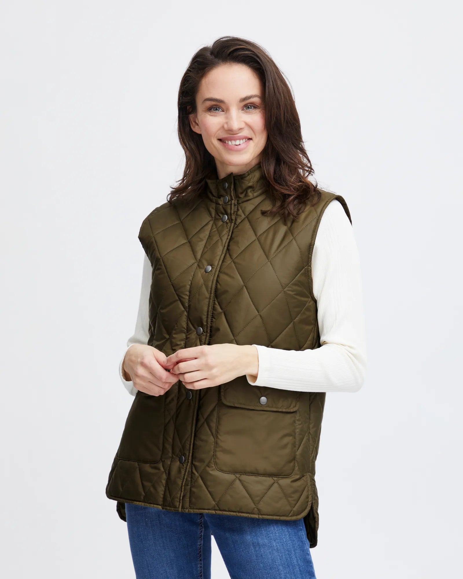 Lenni Gilet - Dark Olive