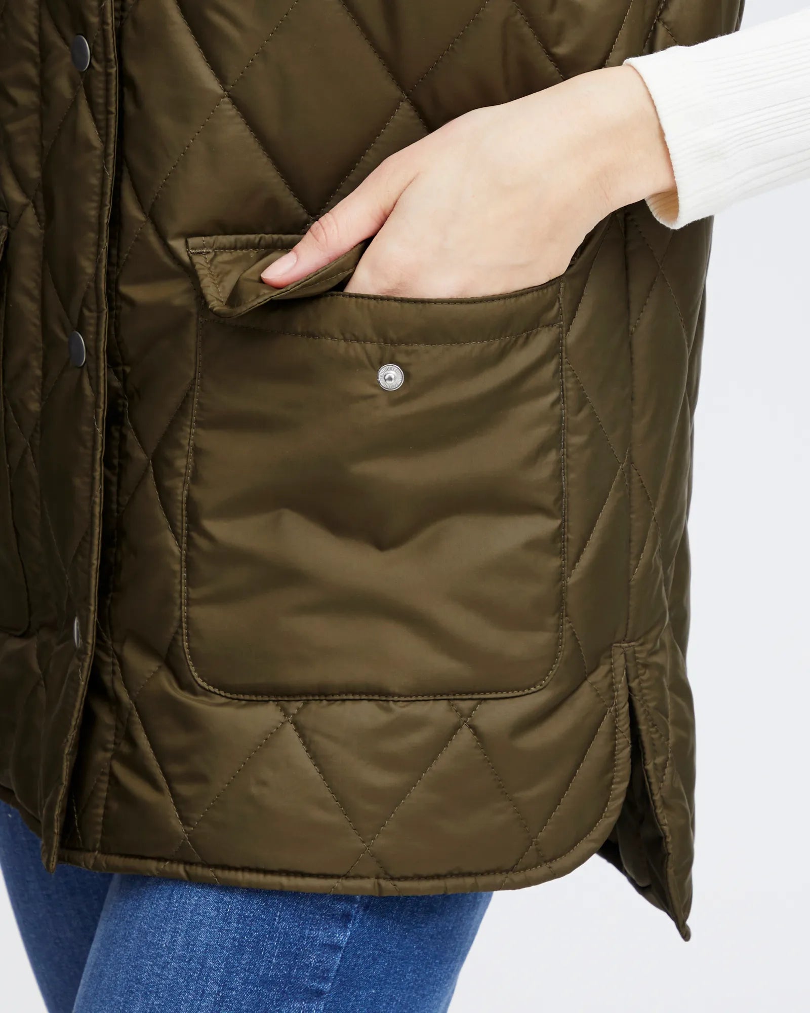 Lenni Gilet - Dark Olive