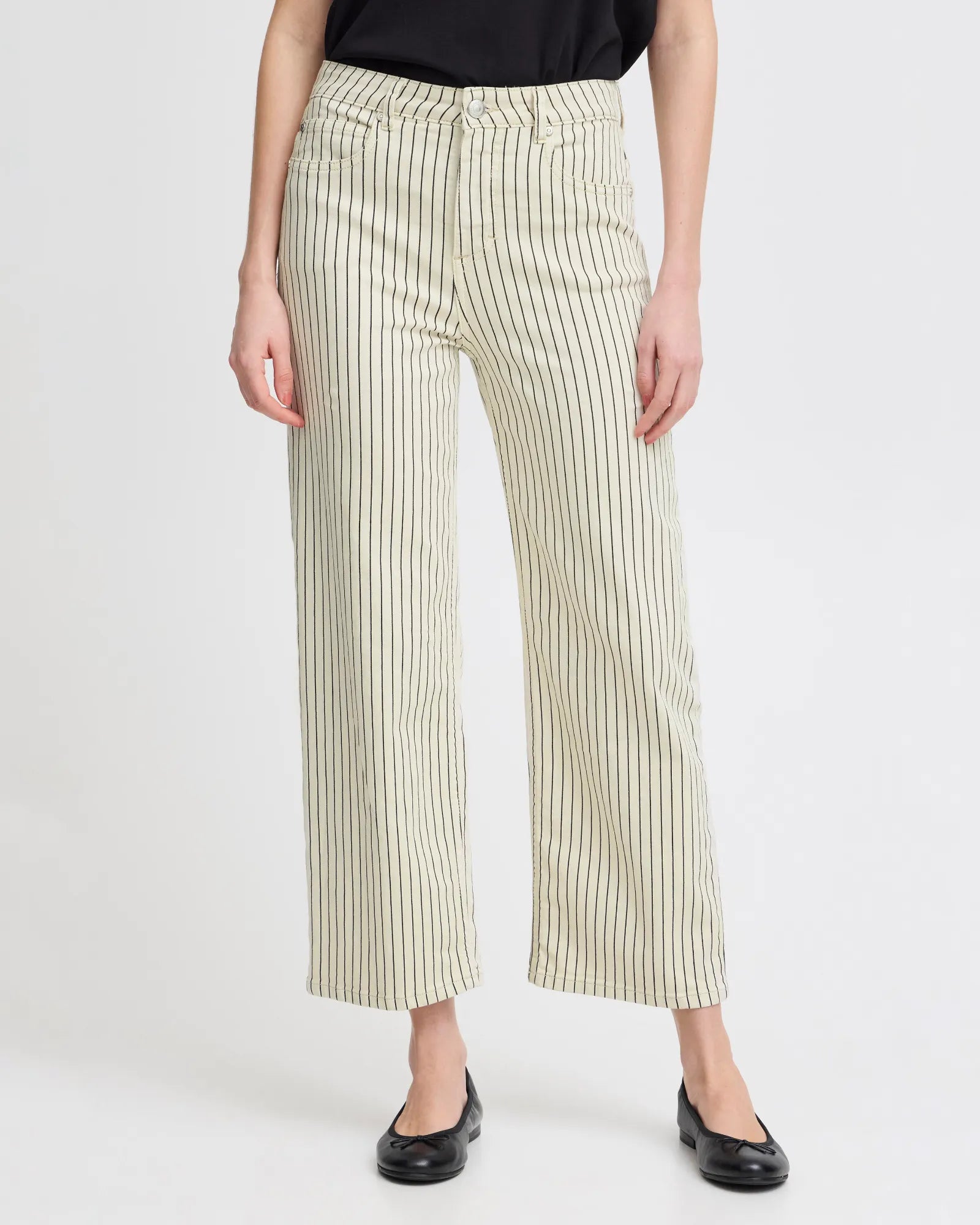 FRLINA Jeans - Birch Stripes
