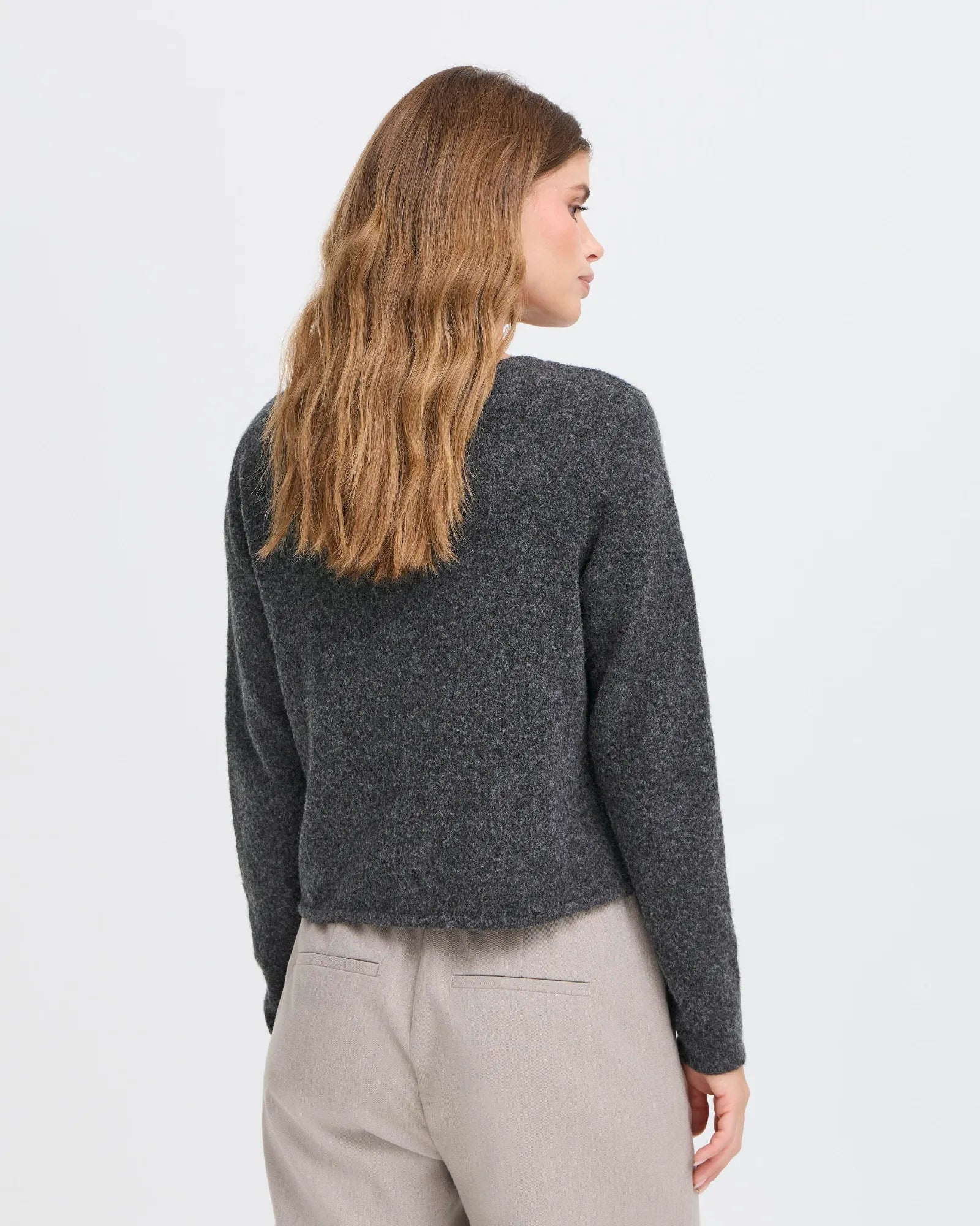 FRNOAH Cardigan - Charcoal