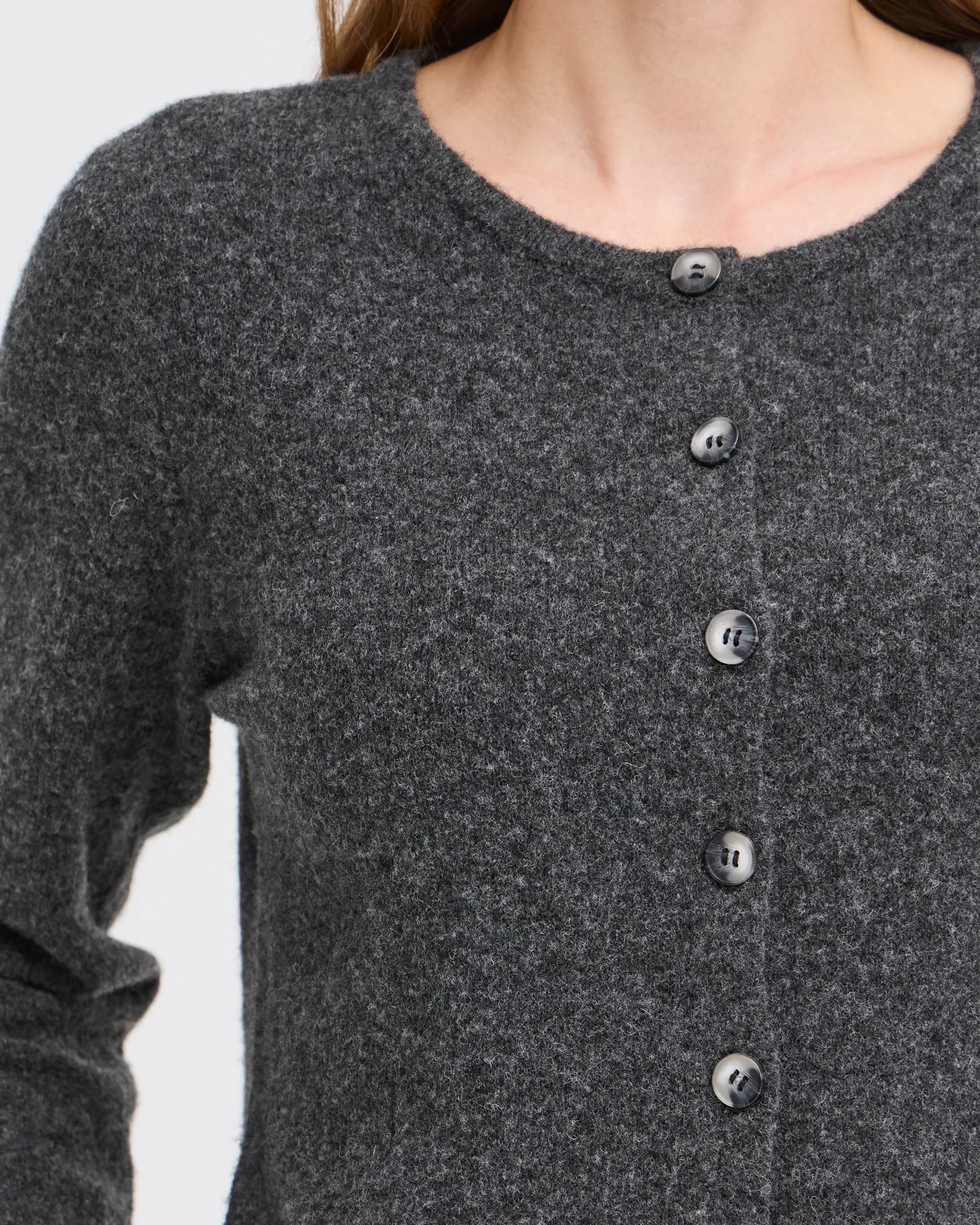 FRNOAH Cardigan - Charcoal
