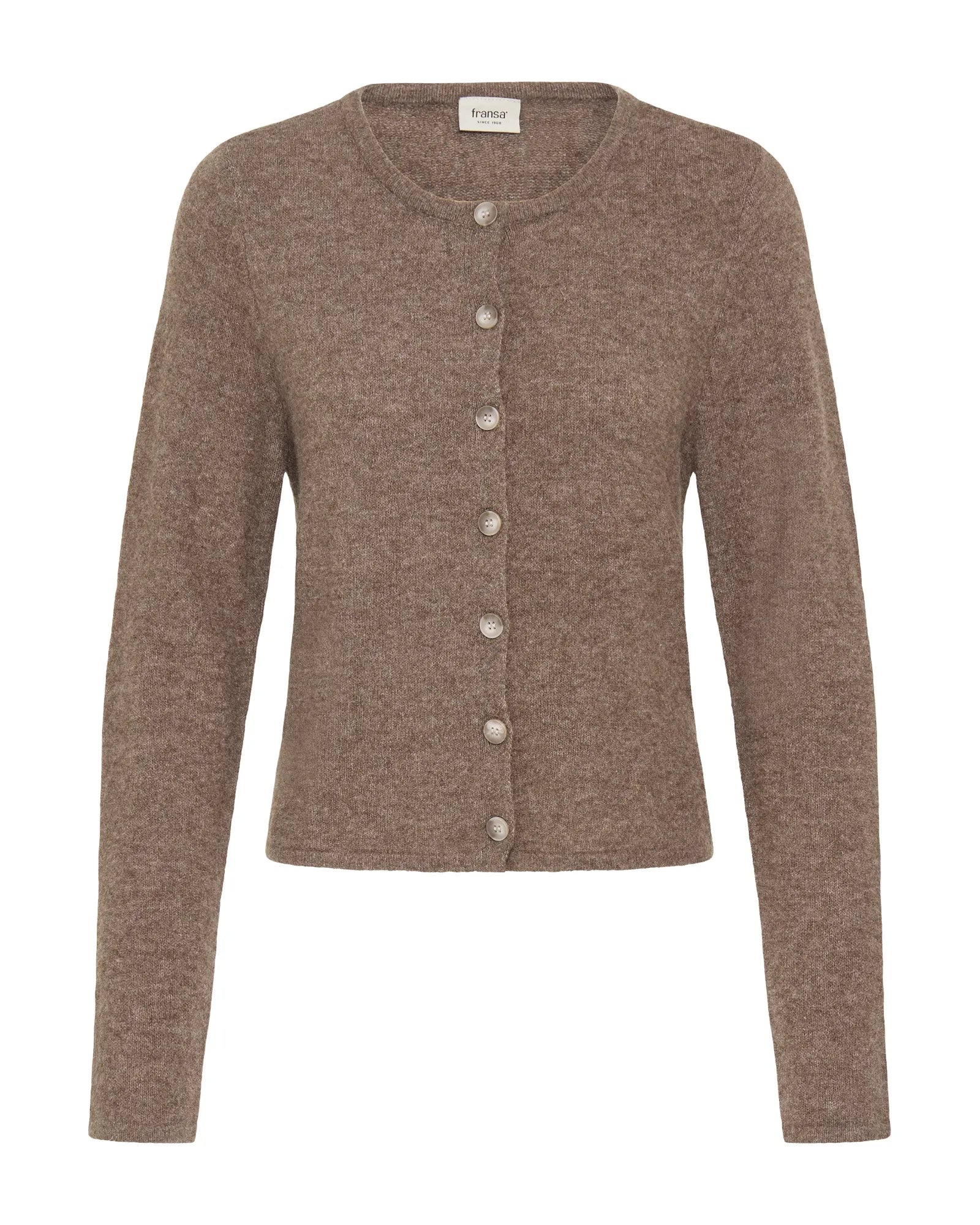 FRNOAH Cardigan - Cocoa Melange