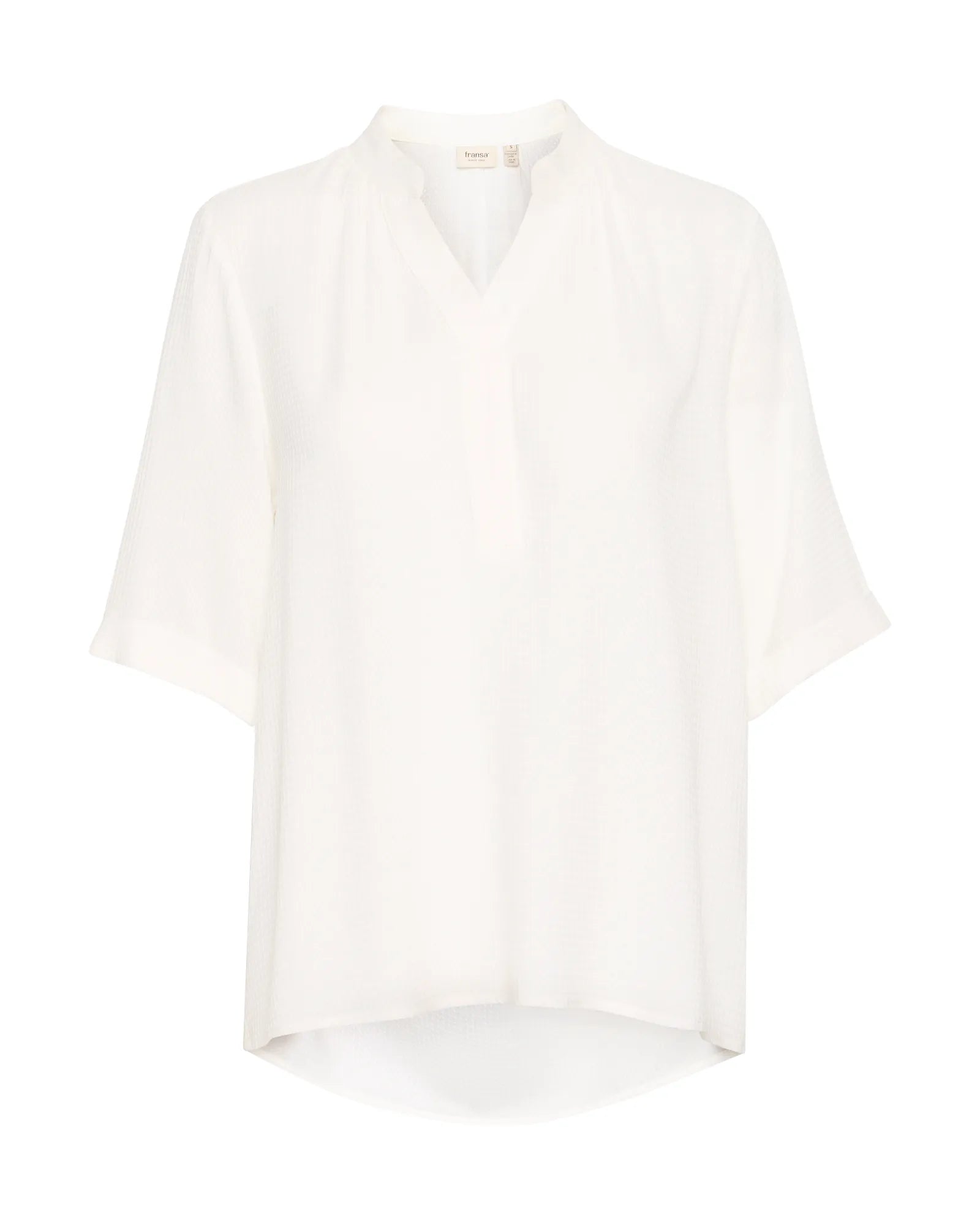 Oline 1/2 Sleeve Blouse - Blanc de Blanc