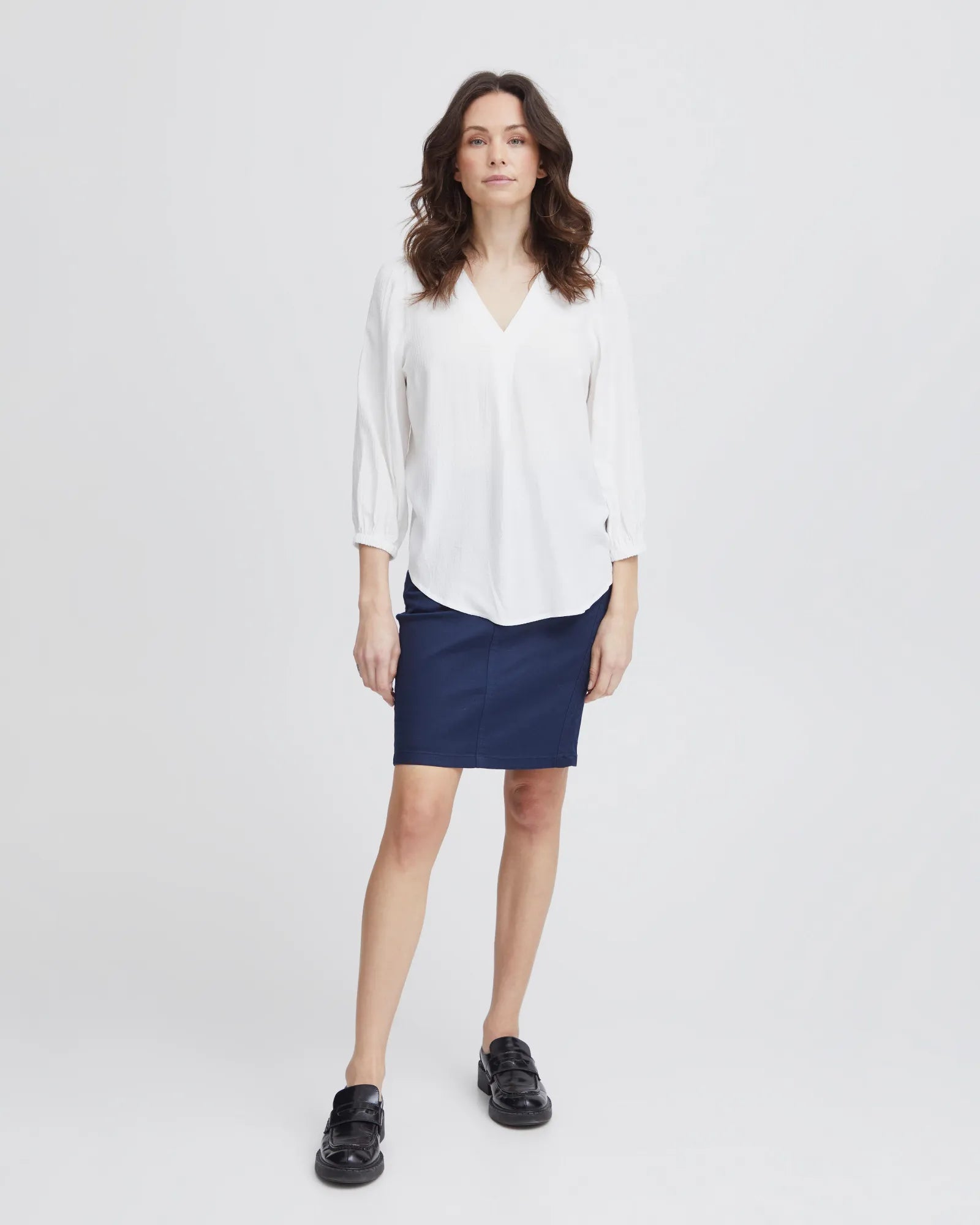FROLINE Blouse - Blanc de Blanc