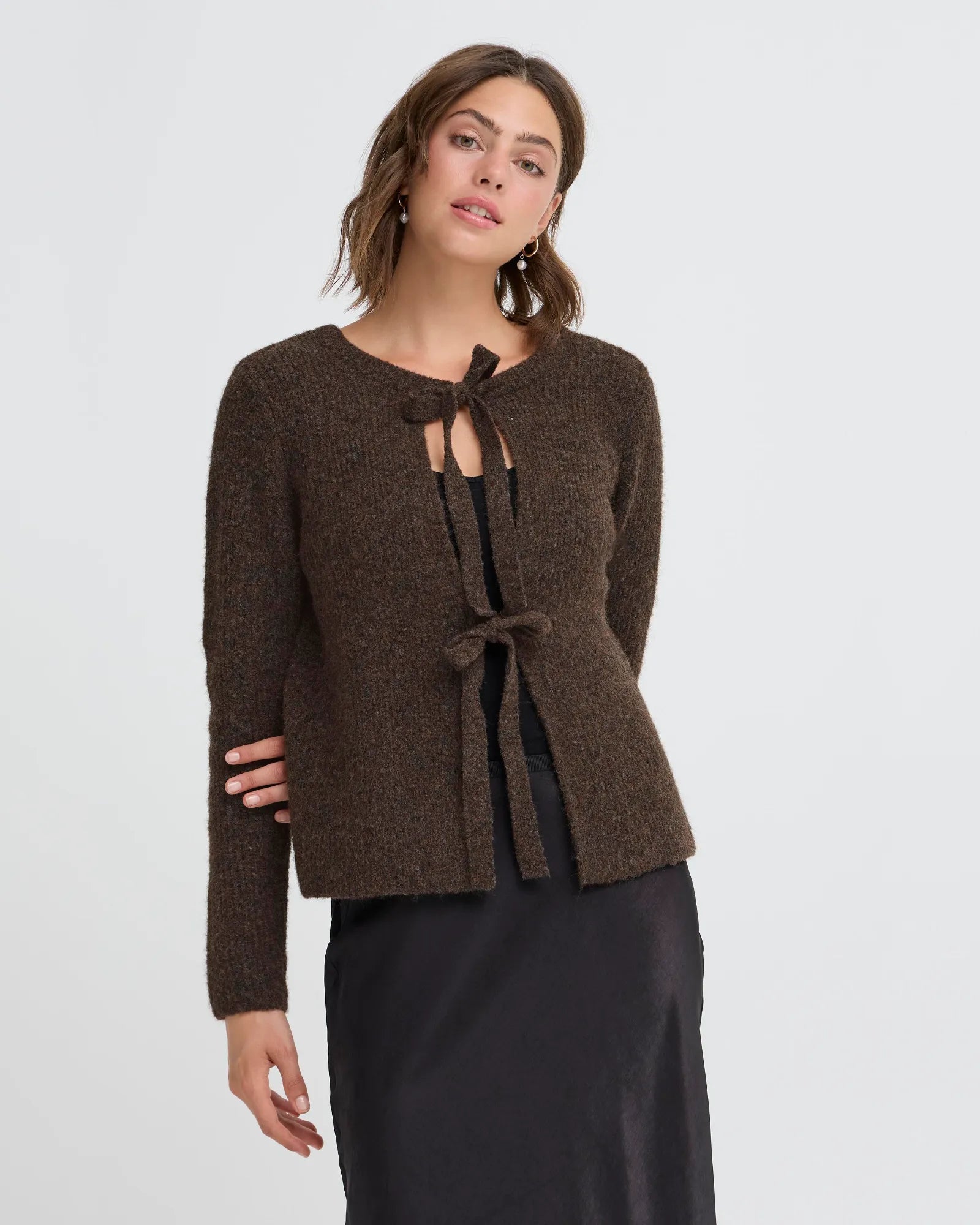 FRROSANNA Cardigan - Chocolate