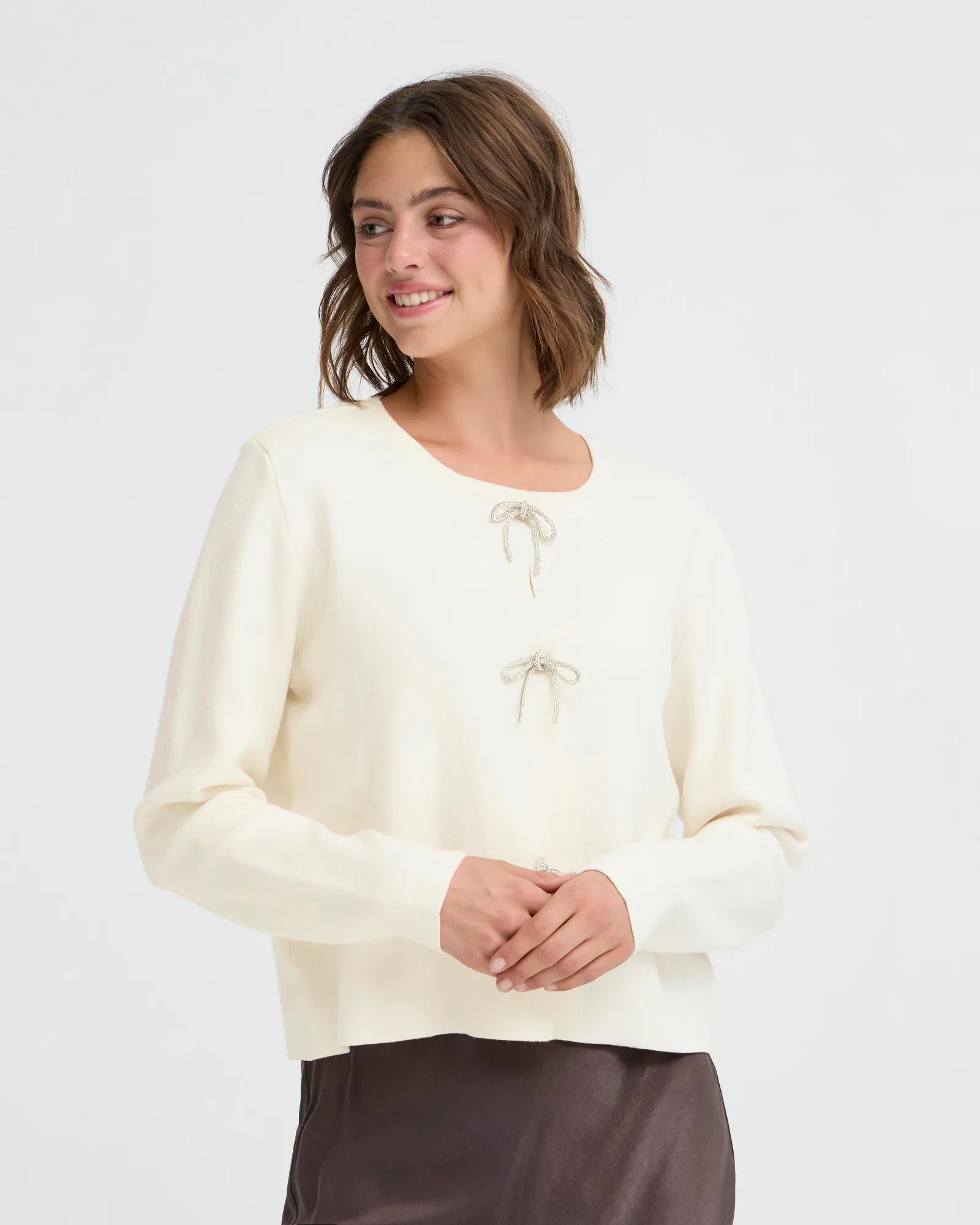 FRSALLY Cardigan - Whisper White