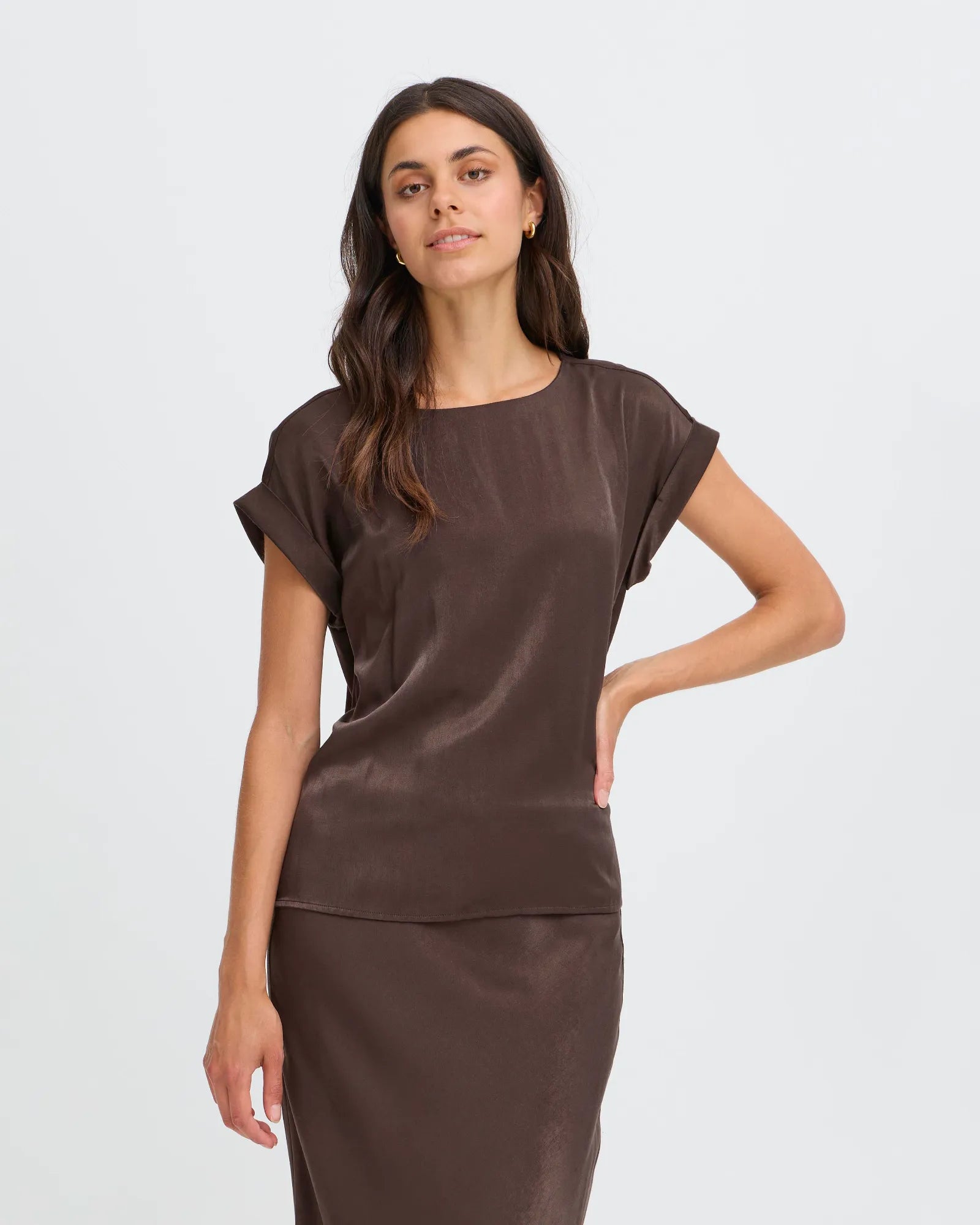 FRSHINA Blouse - Chocolate