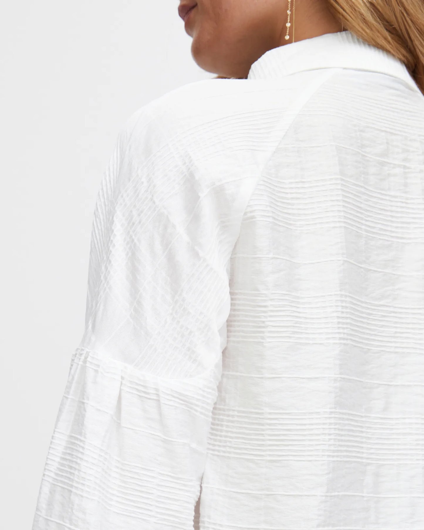 Sindy Long Sleeve Shirt - Blanc de Blanc