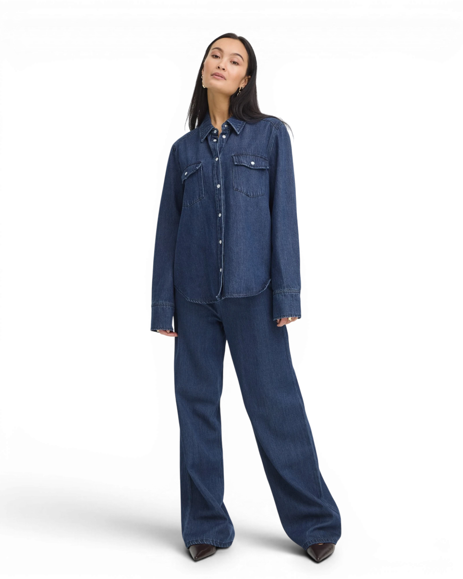 FRSUNNA Shirt - Dark Blue Denim