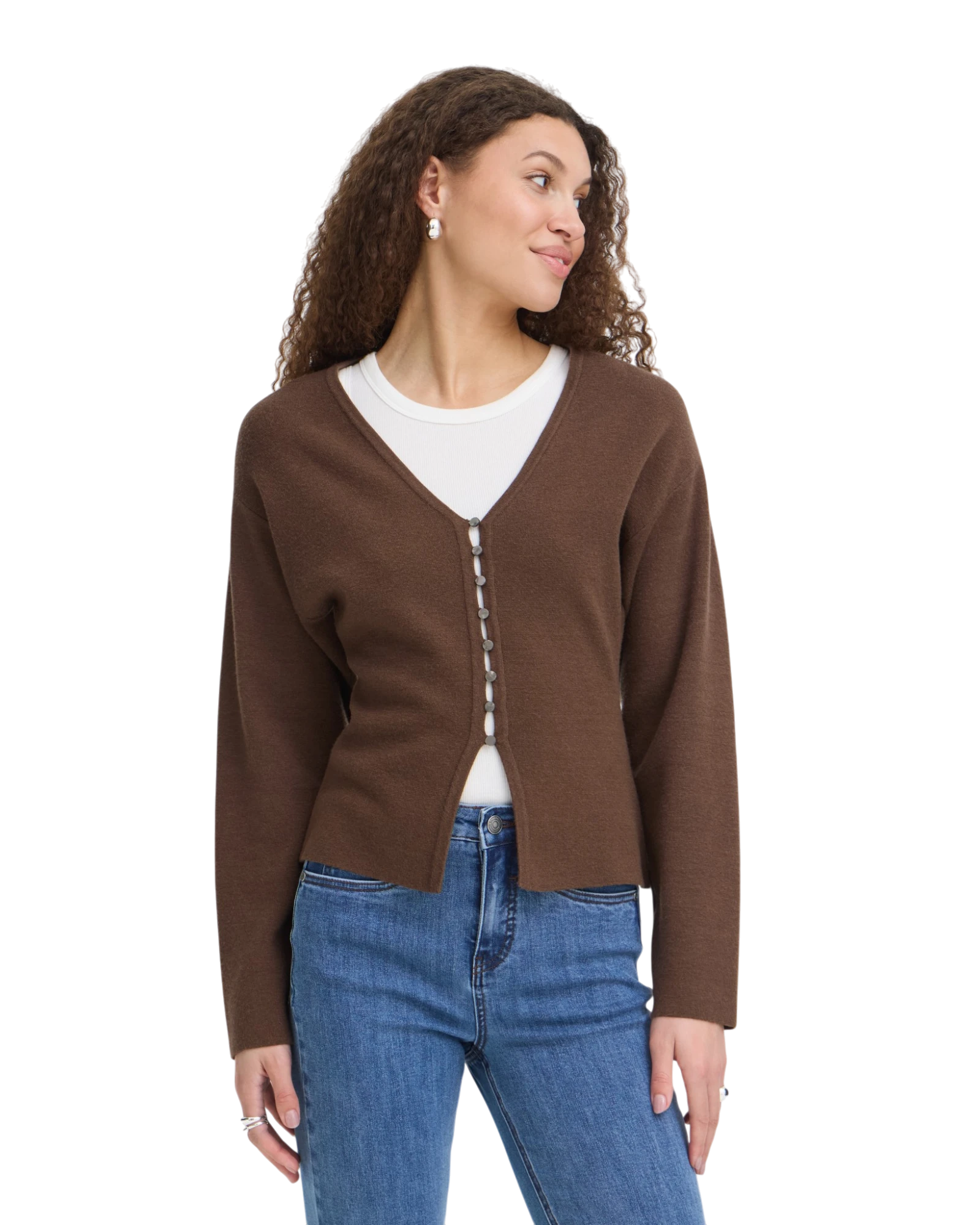 FRVERA Cardigan - Rain Drum