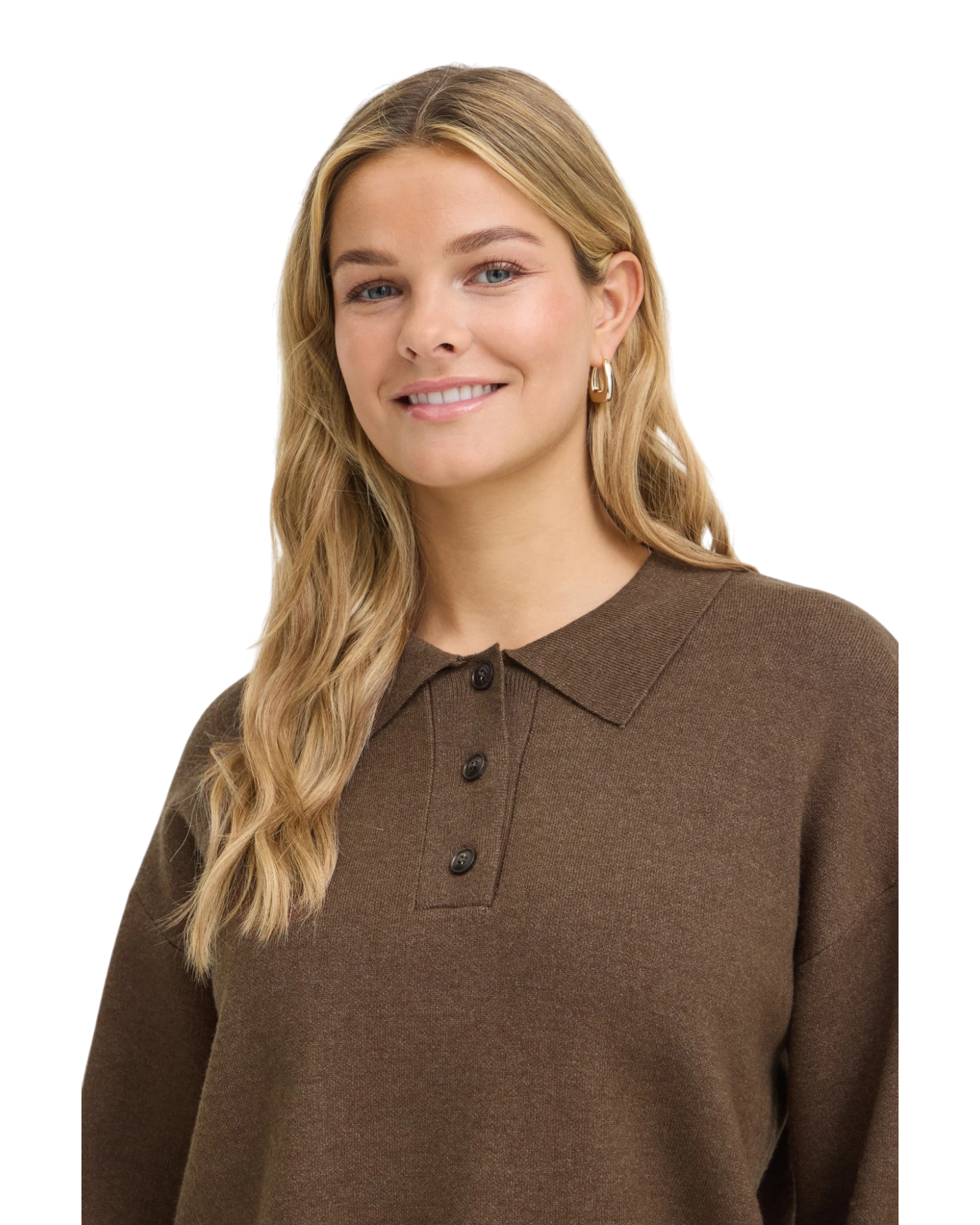 FRVIOLETA Sweatshirt - Rain Drum Melange