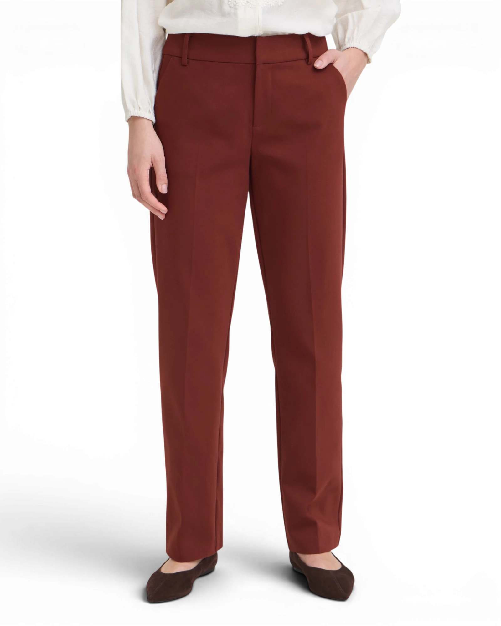 FRVITAE Trousers - Rum Raisin