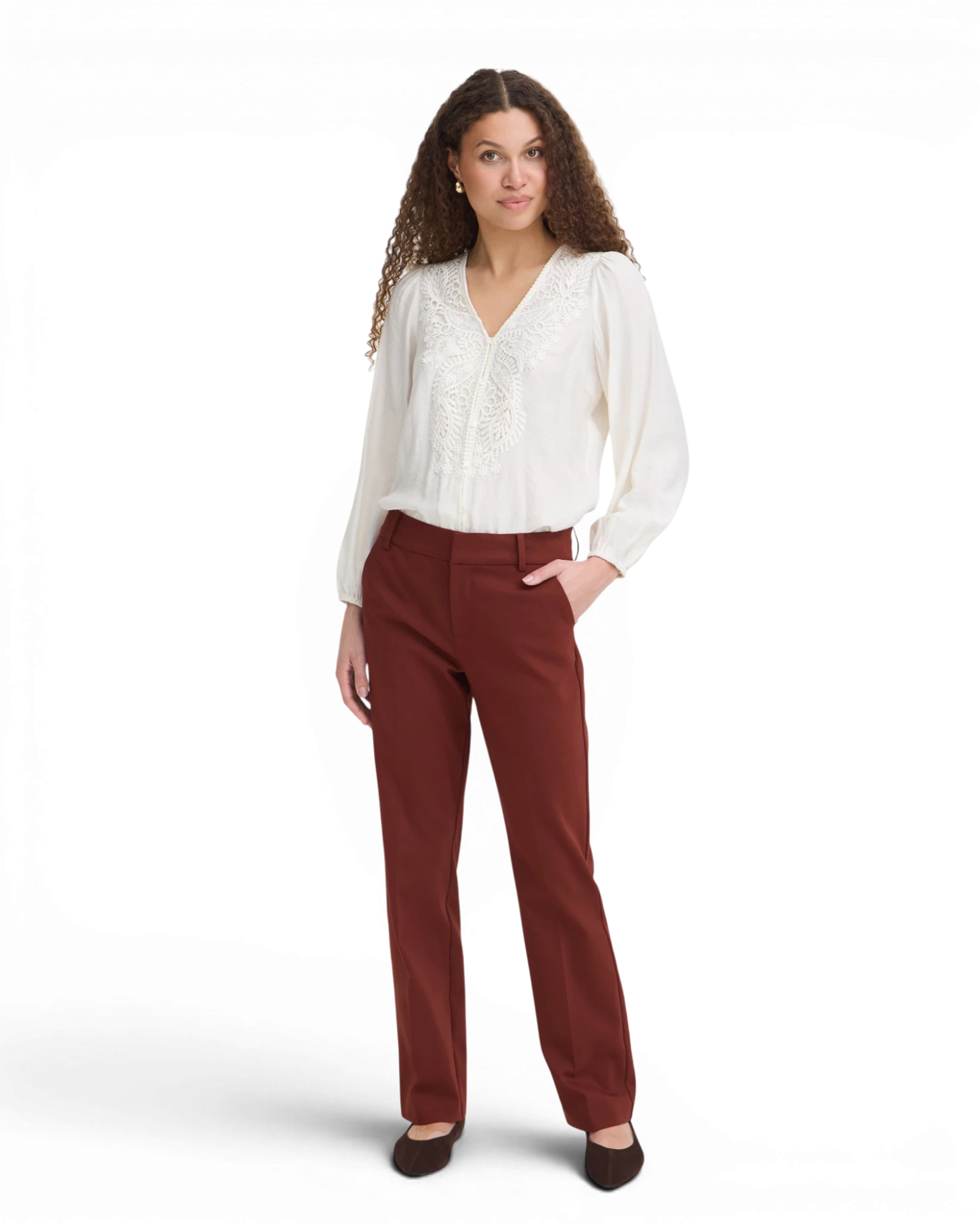 FRVITAE Trousers - Rum Raisin