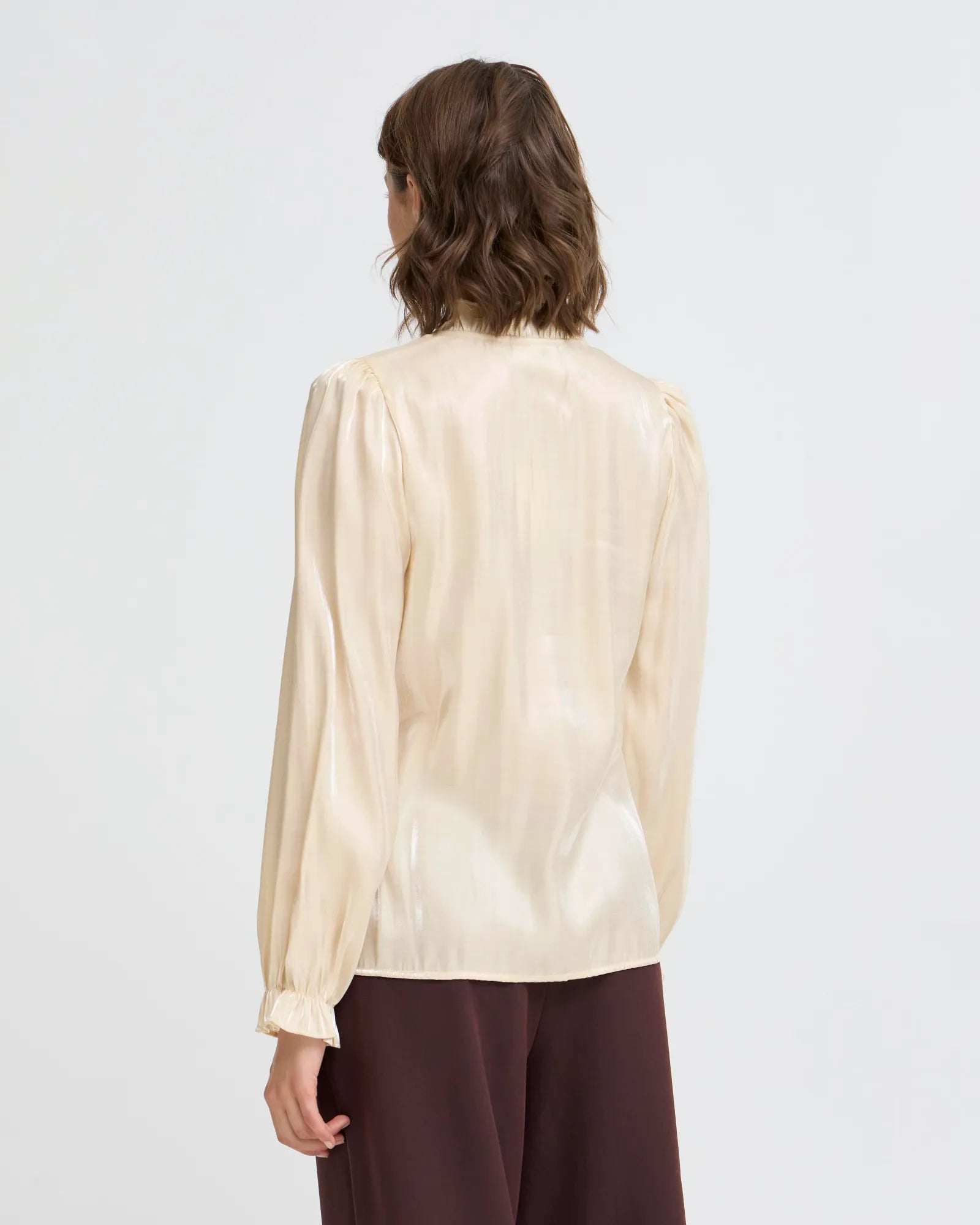 FRYOLANDA Blouse - Oyster Grey