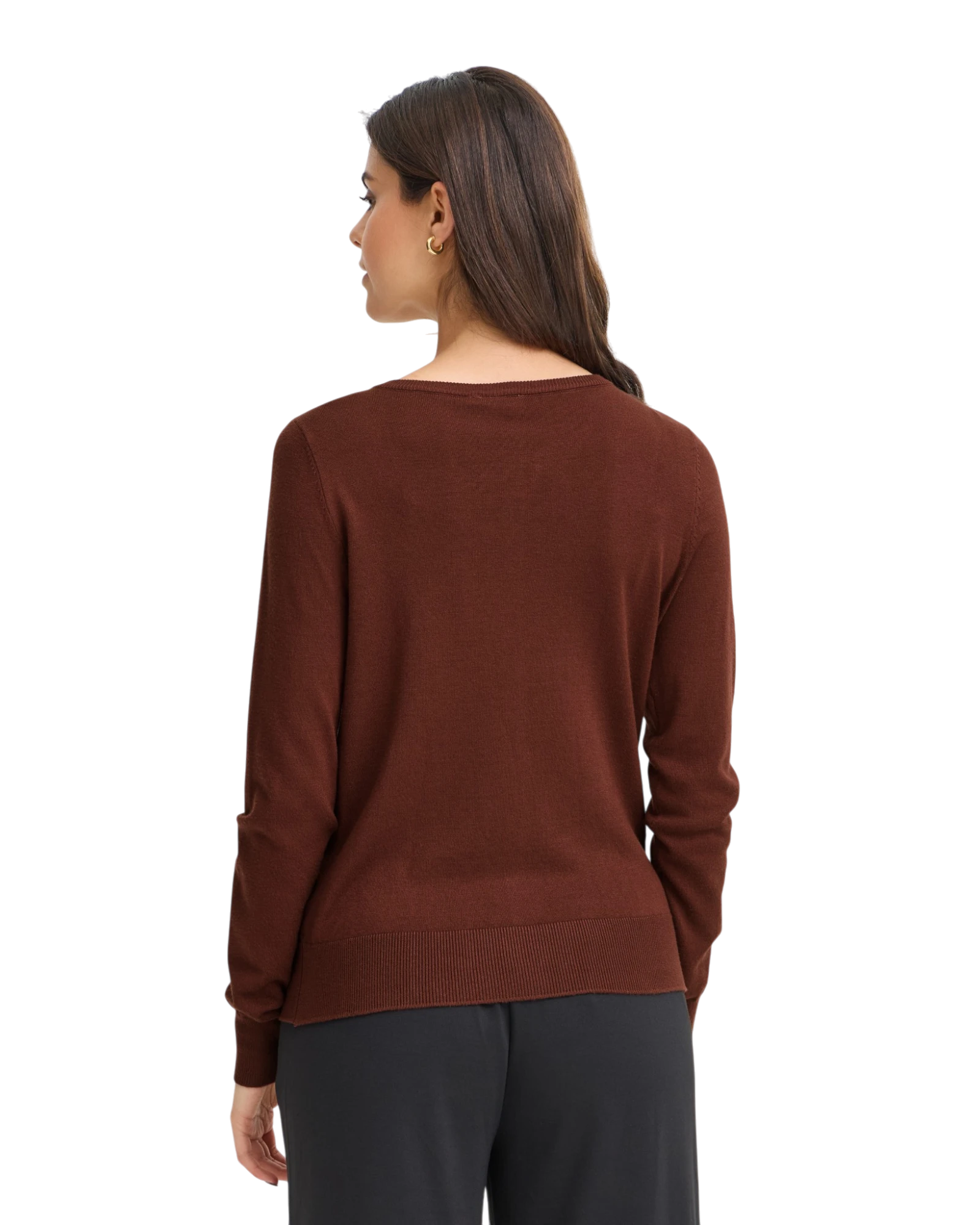 FRZUBASIC Cardigan - Rum Raisin