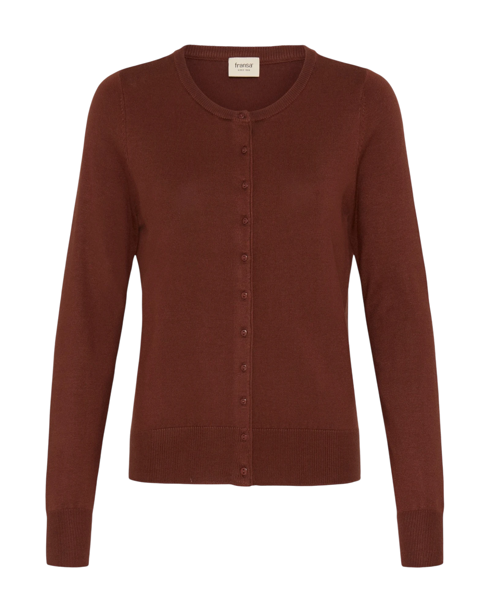 FRZUBASIC Cardigan - Rum Raisin
