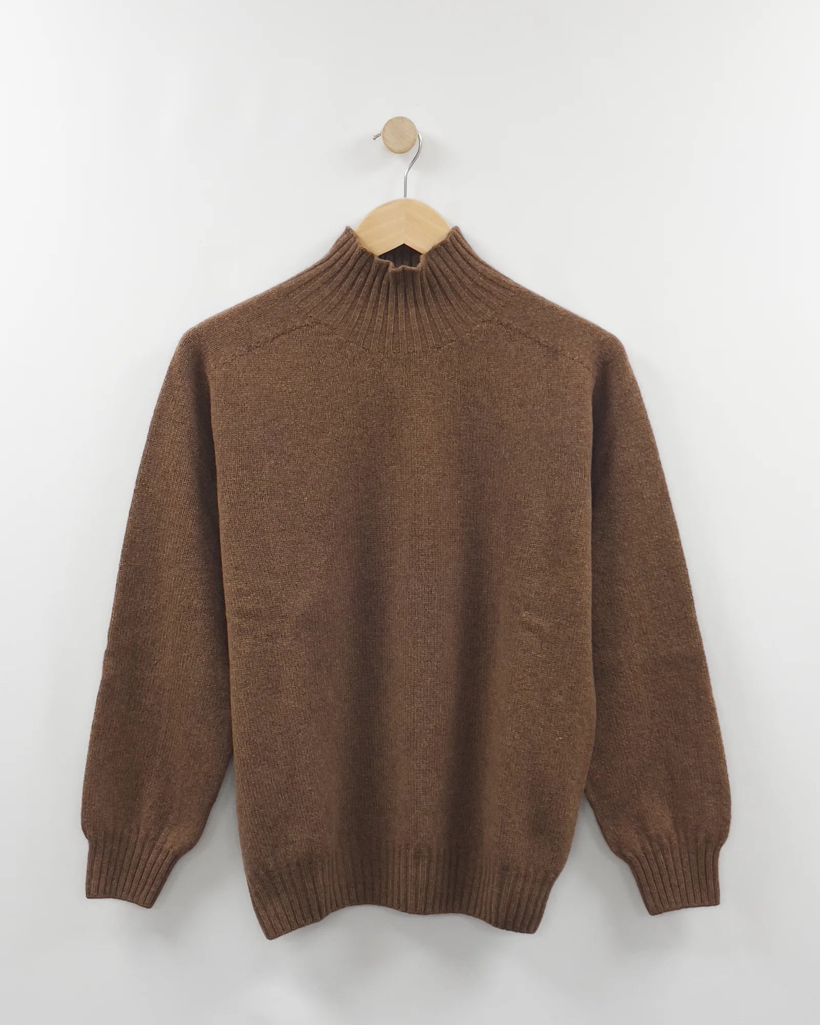 Women's Knitted Jumper (L3116/5A) - Hazelnut