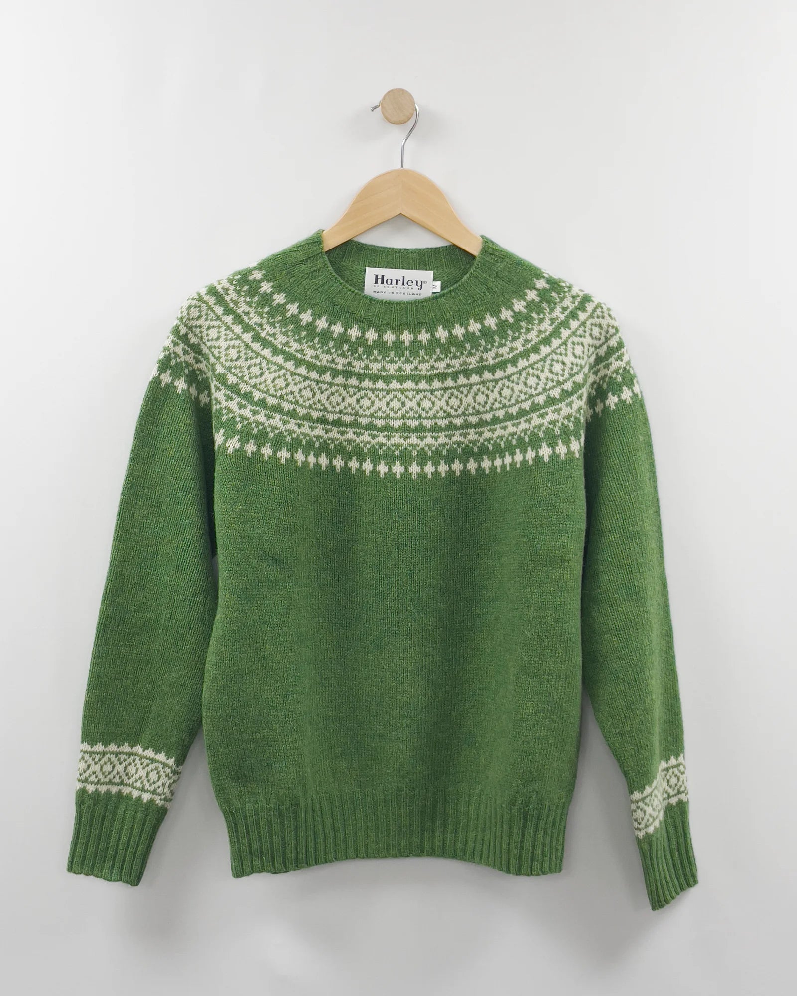 Women's Knitted Jumper (L3170/7) - Baize/Vanilla