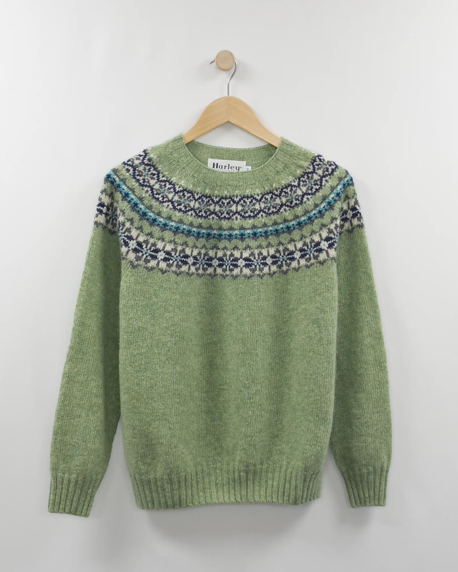 Women's Knitted Jumper (L4827/7) - Sage 25