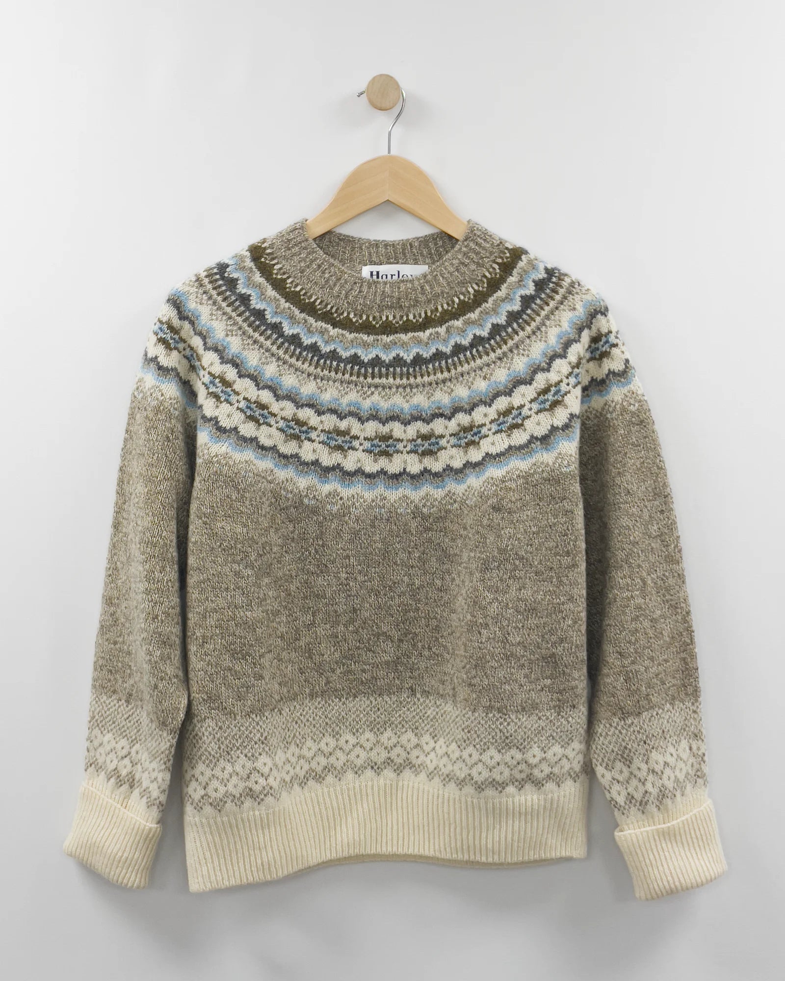 Women's Knitted Jumper (L4859/7) - Pebble 25
