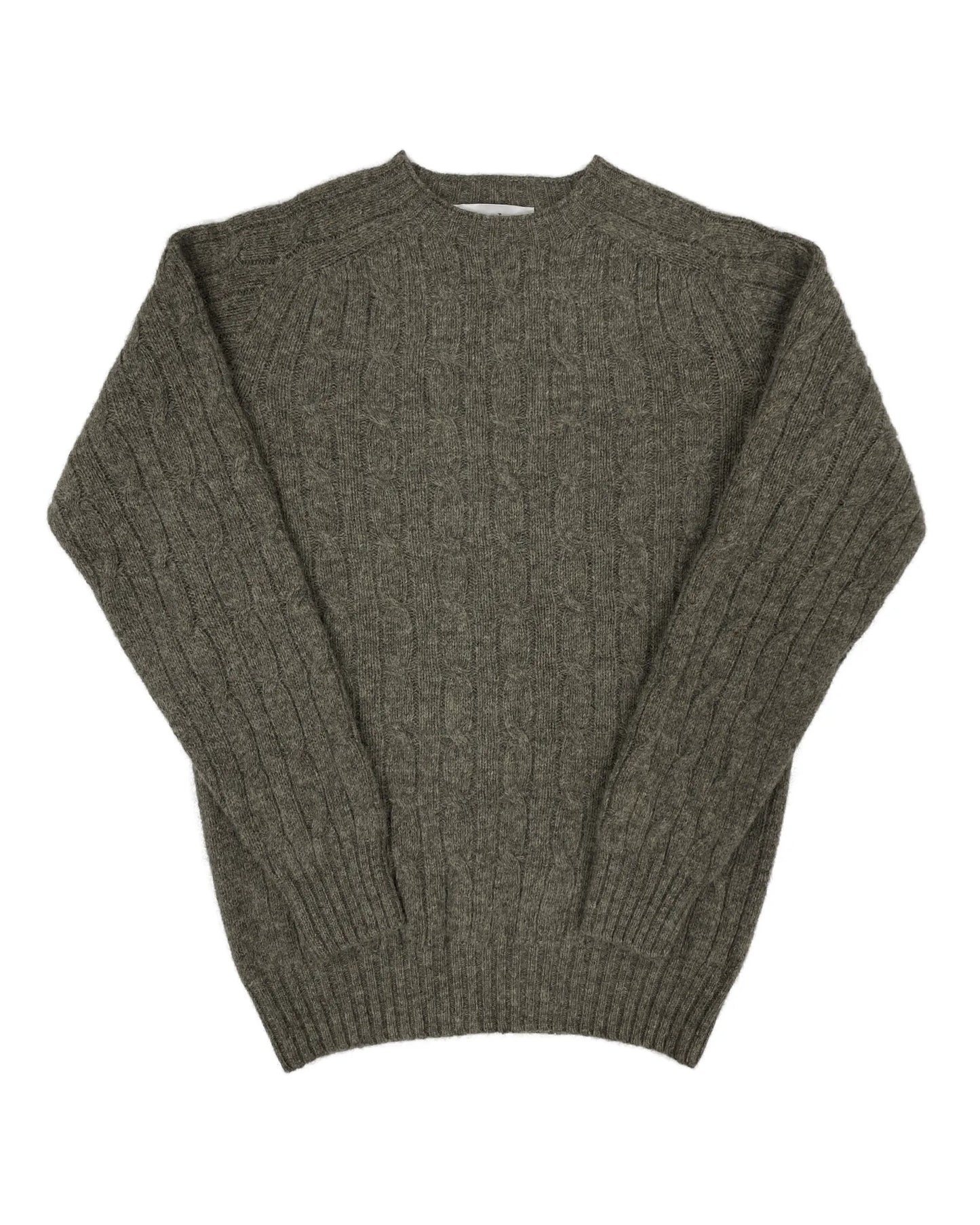 Mens Knitted Crew Neck Jumper (M3233/7) - Oyster