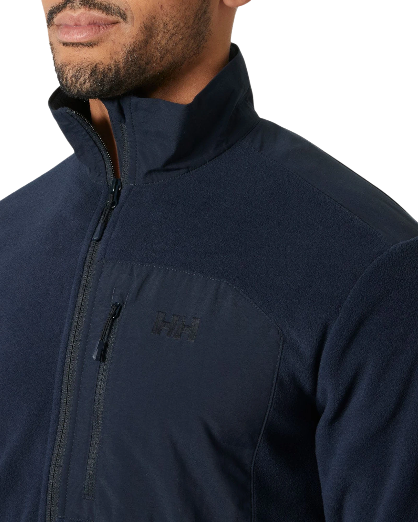 Daybreaker Block Microfleece Jacket - Navy
