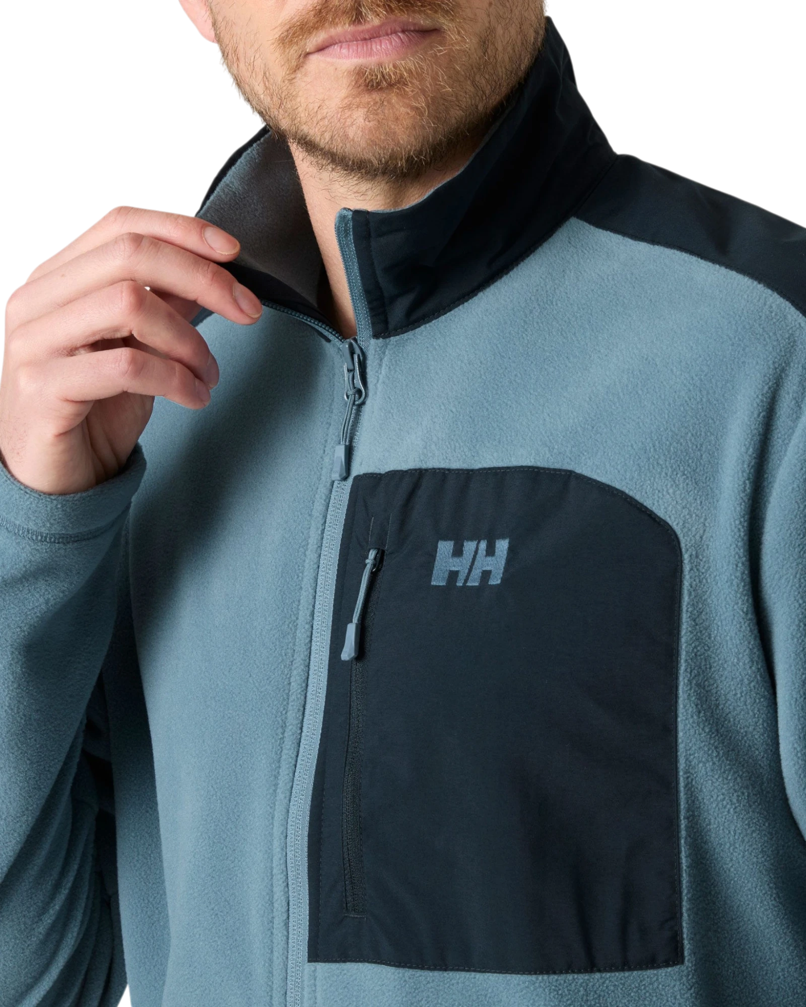 Daybreaker Block Microfleece Jacket - Washed Navy