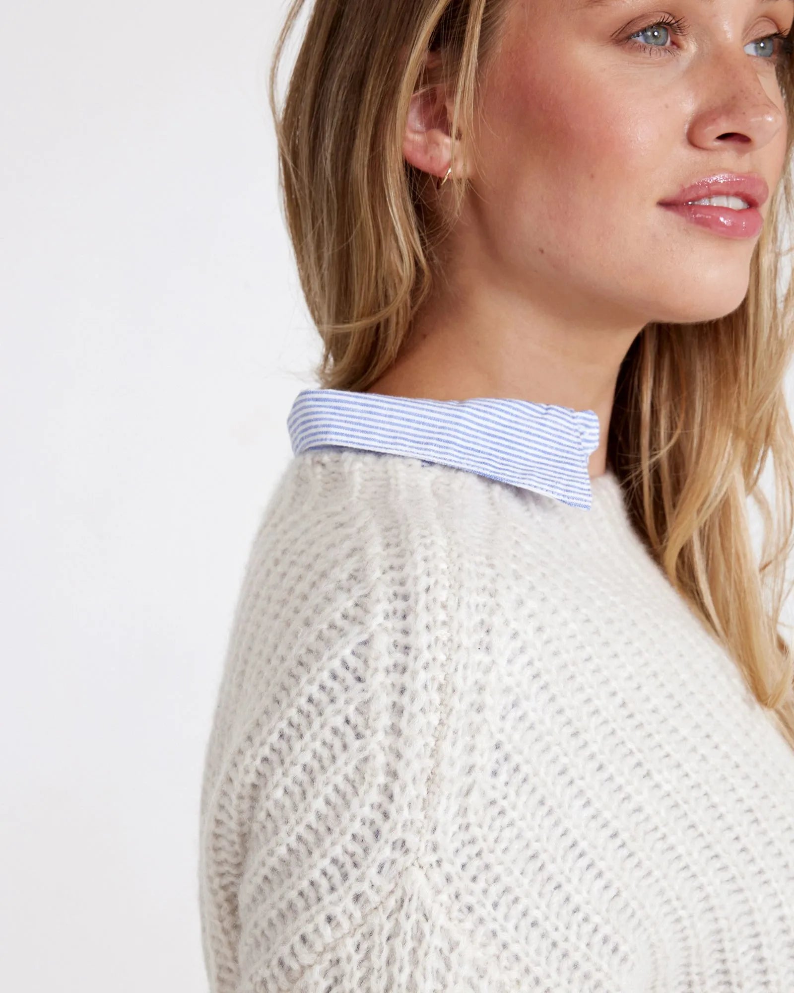Cajsa Super Soft Knitted Sweater - Sandshell