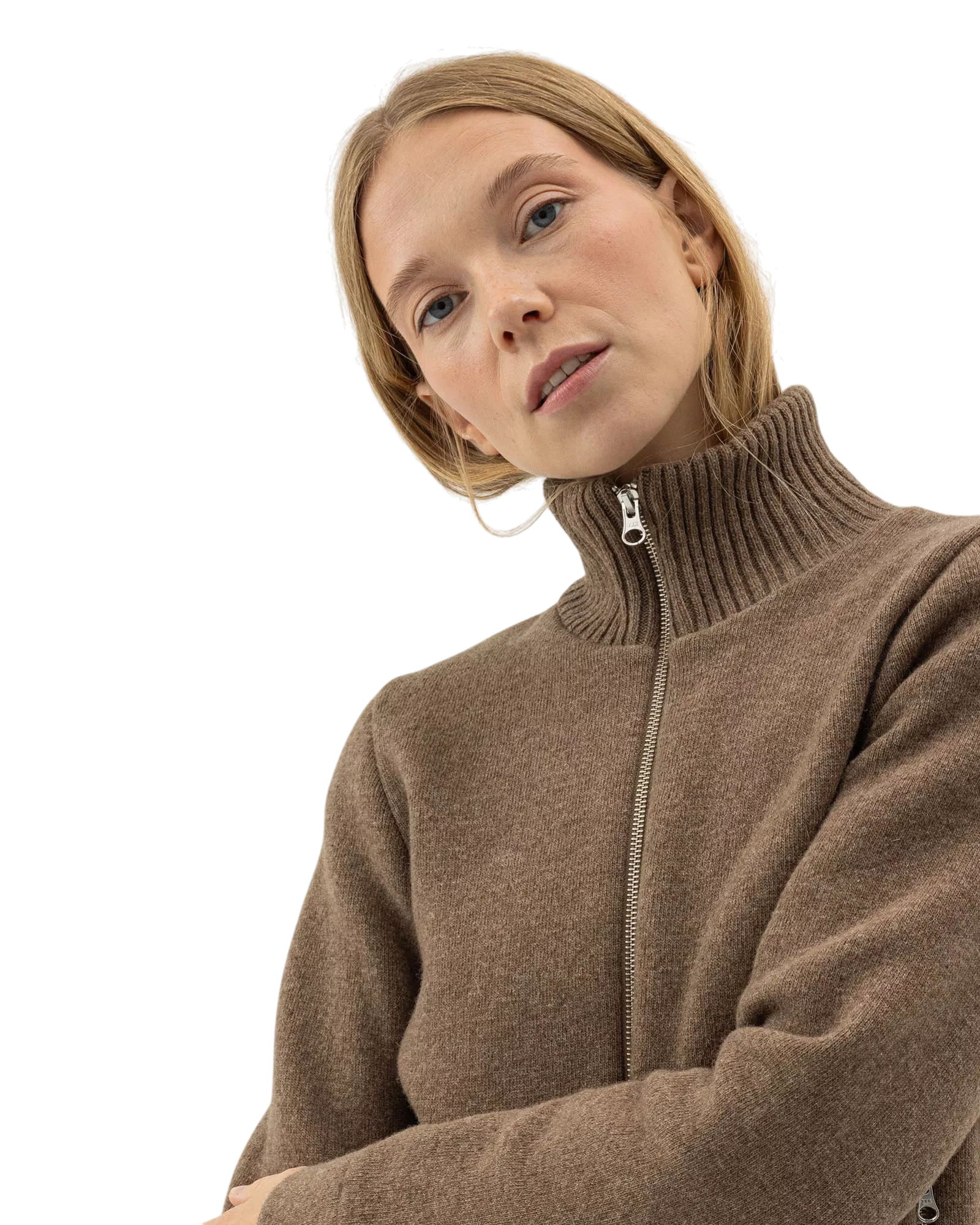 Claire Windproof Sweatshirt - Walnut