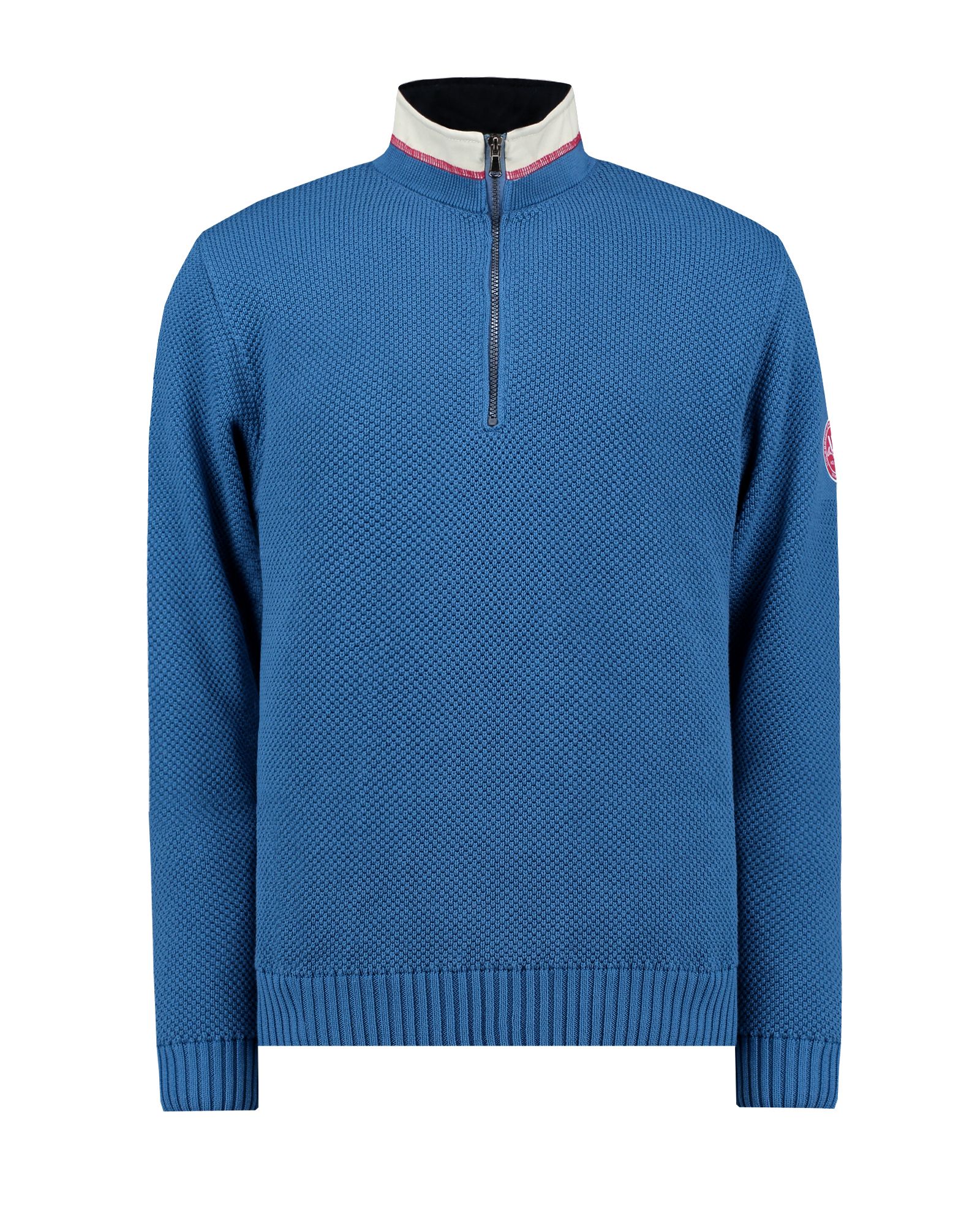 Classic Windproof Knitted Sweater - Copen Blue