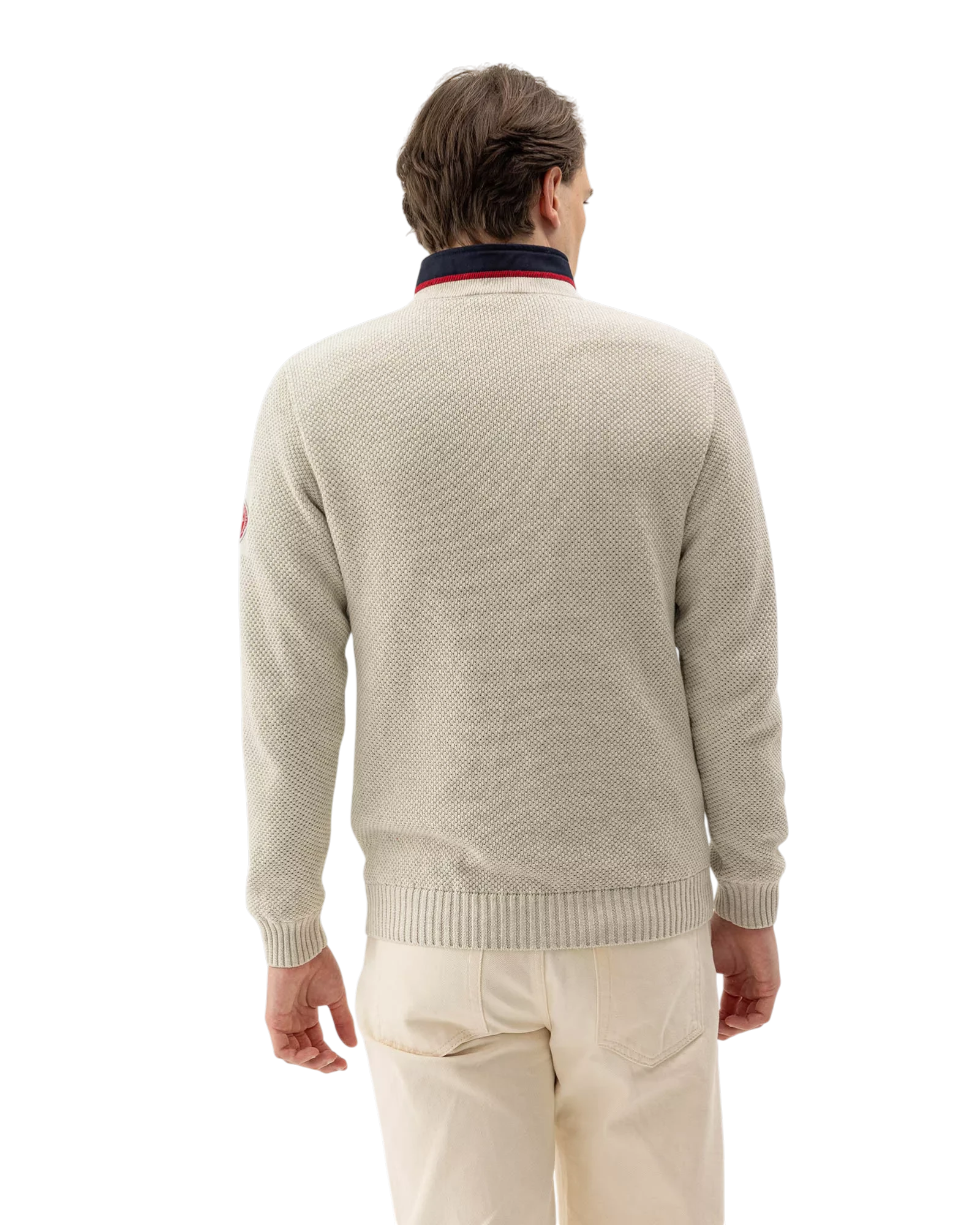 Classic Windproof Jumper - Off White