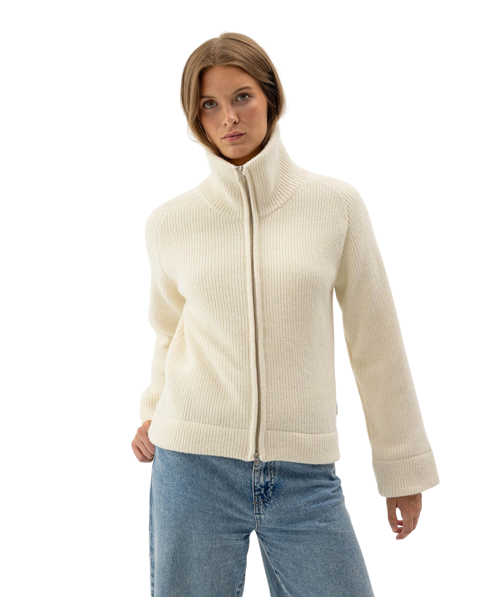 Essie Windproof Sweater - Whisper White