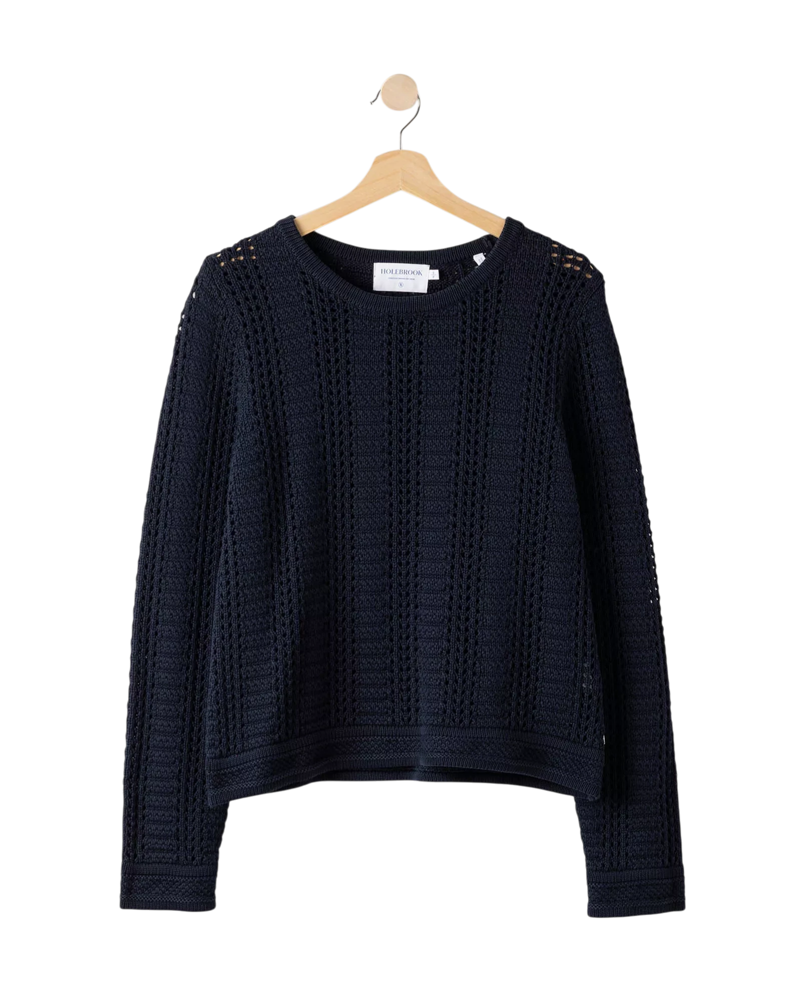 Heidi Crew Neck Jumper - Navy