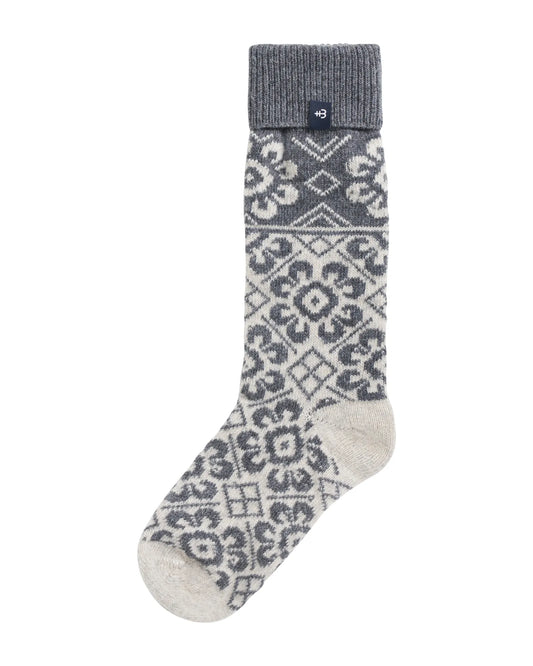 Holiday Knitted Socks - Off White Mel.