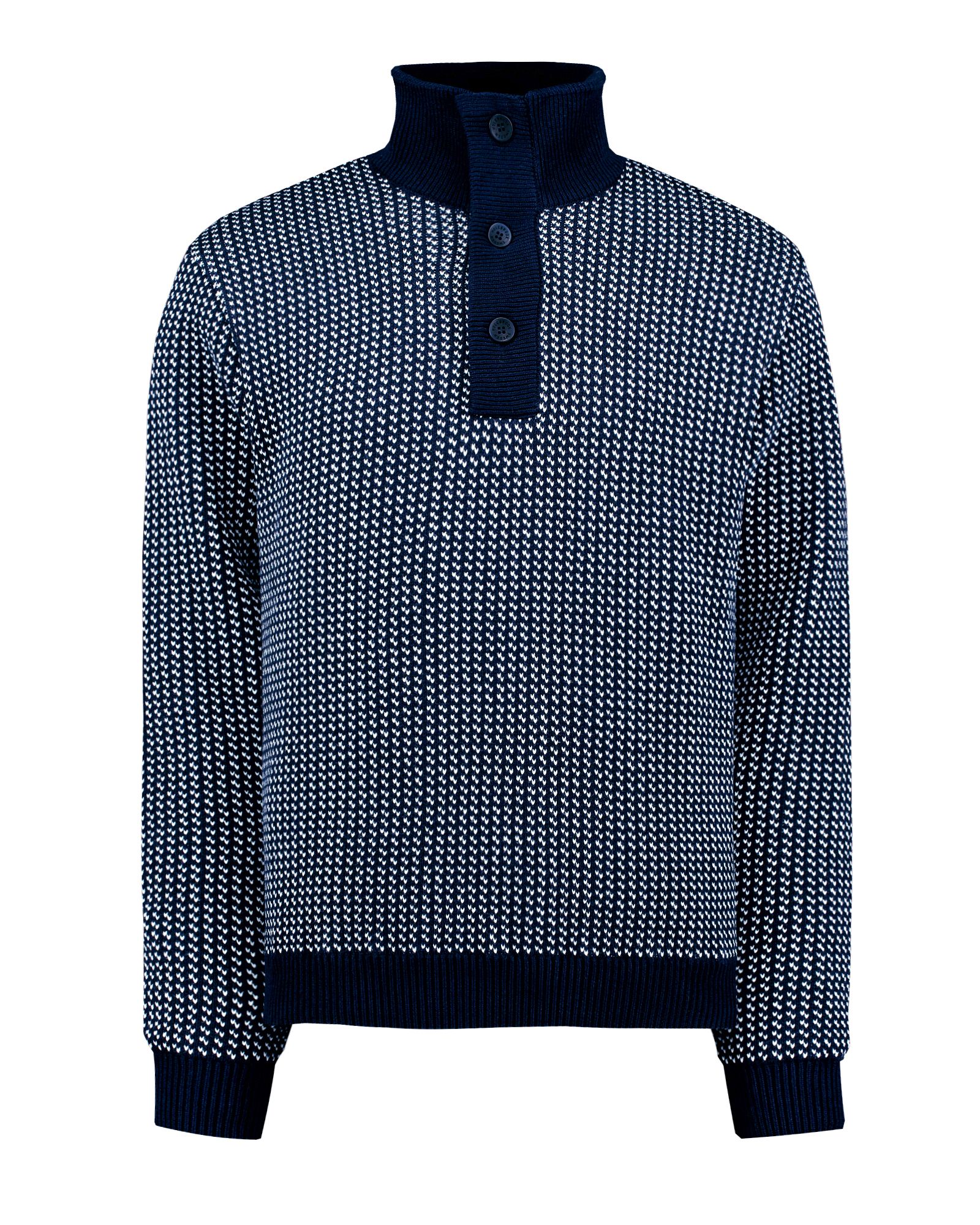 Ingvar T-neck WP - Navy/Off White