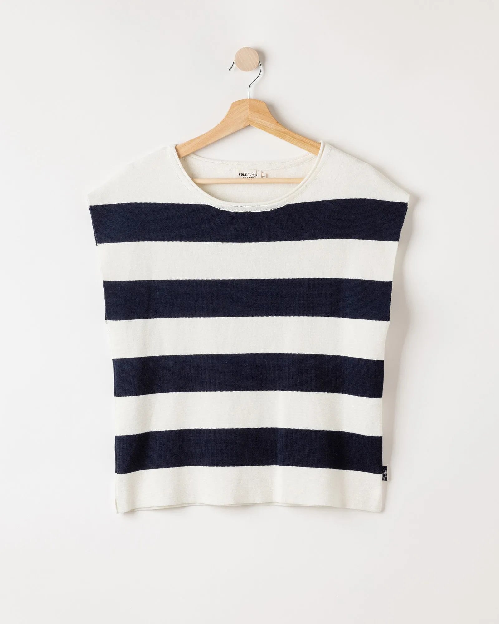 Jane Capsleeve - Off White/Navy