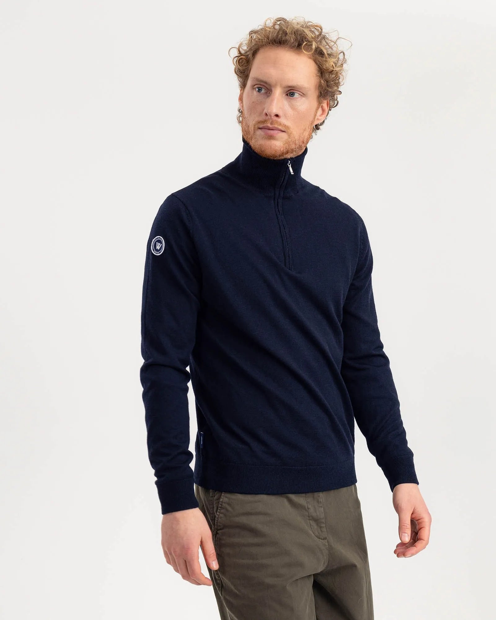 Jesper T-Neck WP - Dark Navy