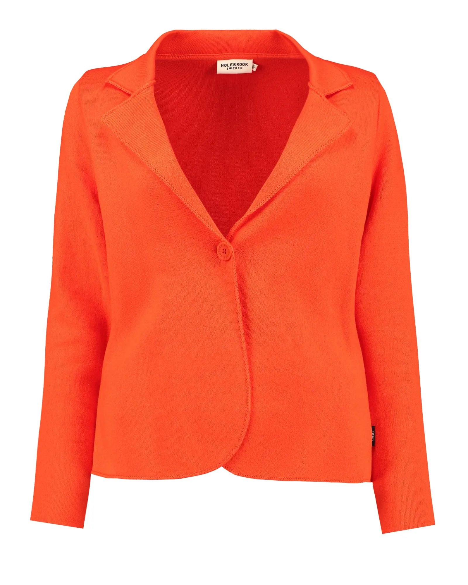Leila Knitted Jacket - Flame Orange