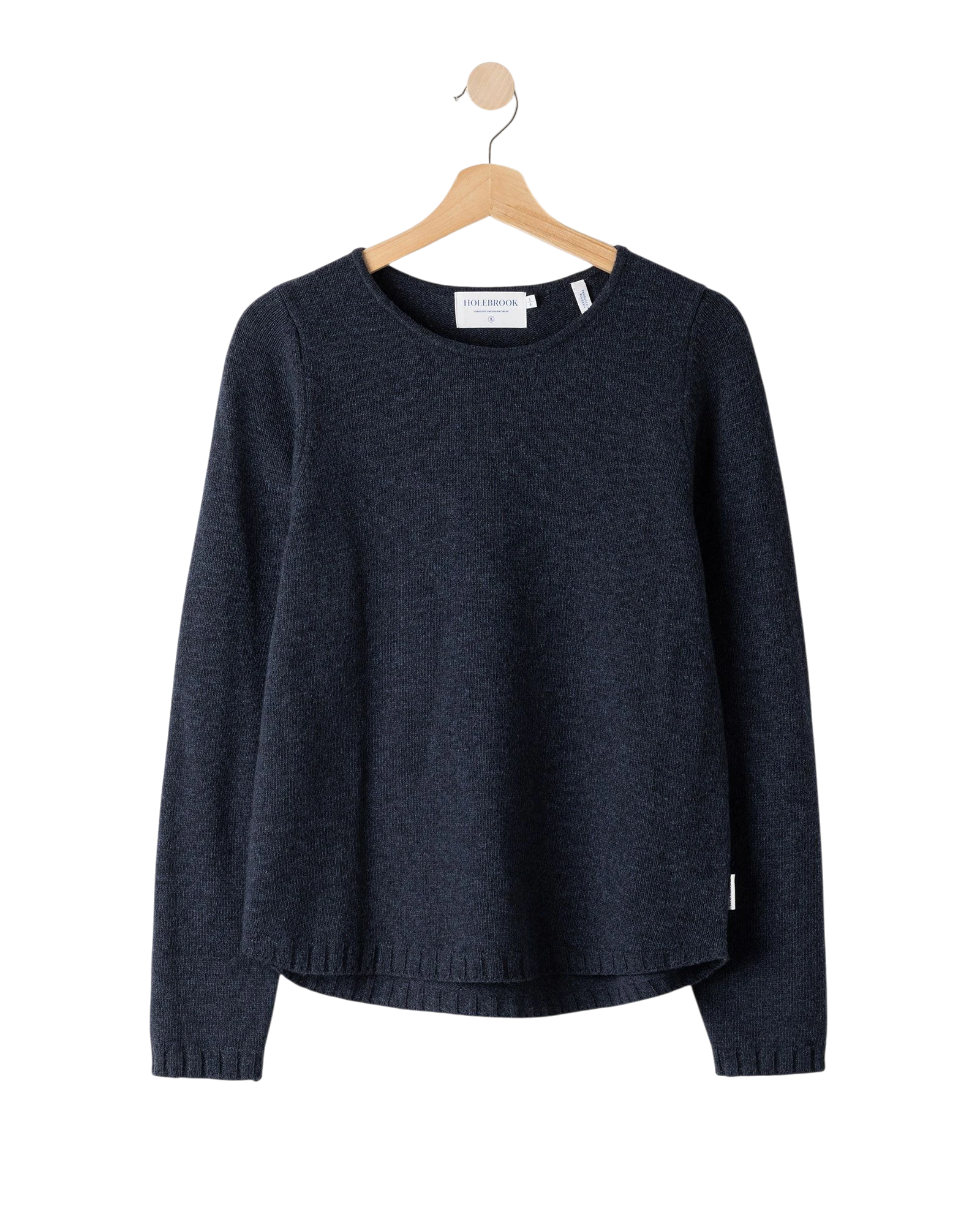 Linda Crew Neck Jumper - Chambray