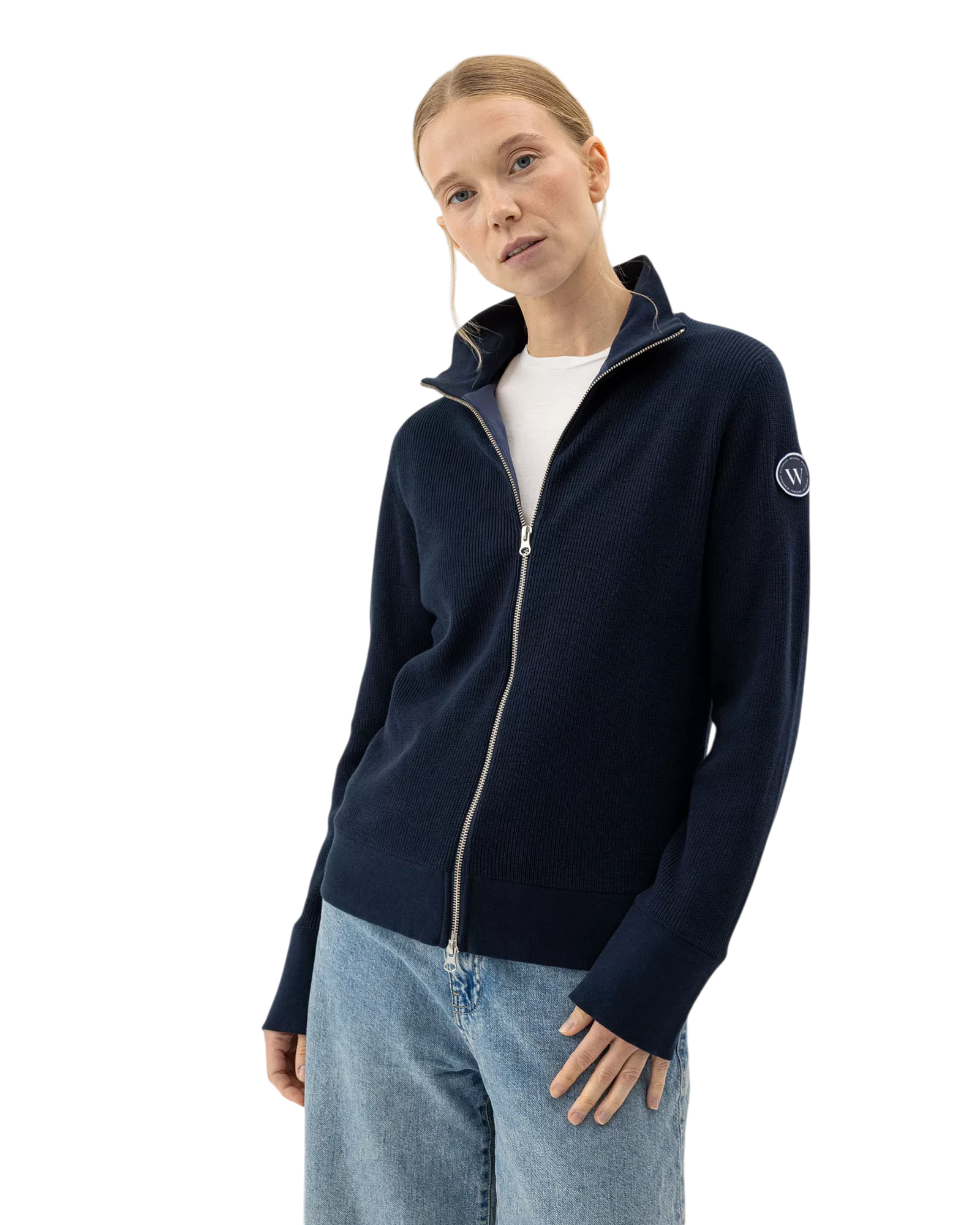 Lisen Fullzip Windproof Jumper - Navy